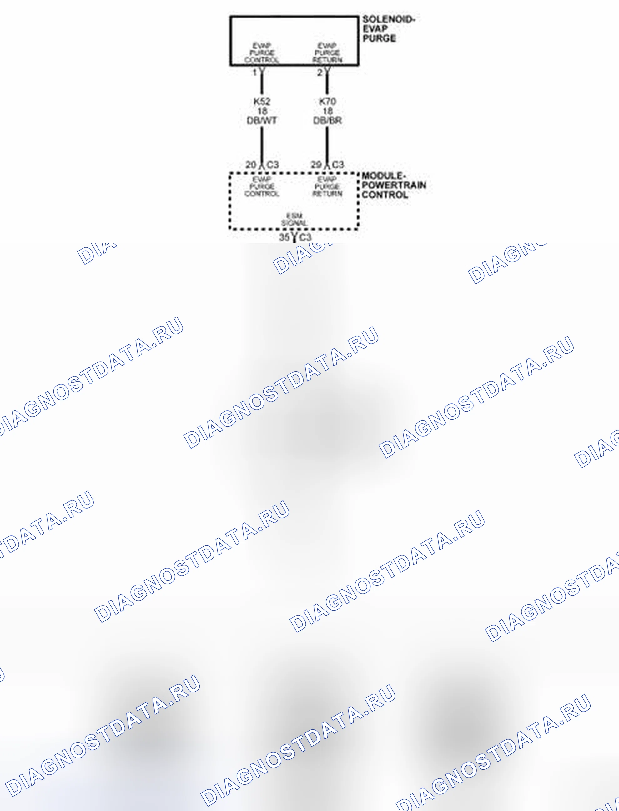 Рис. 217: Принципиальная схема. Chrysler Town & Country V
