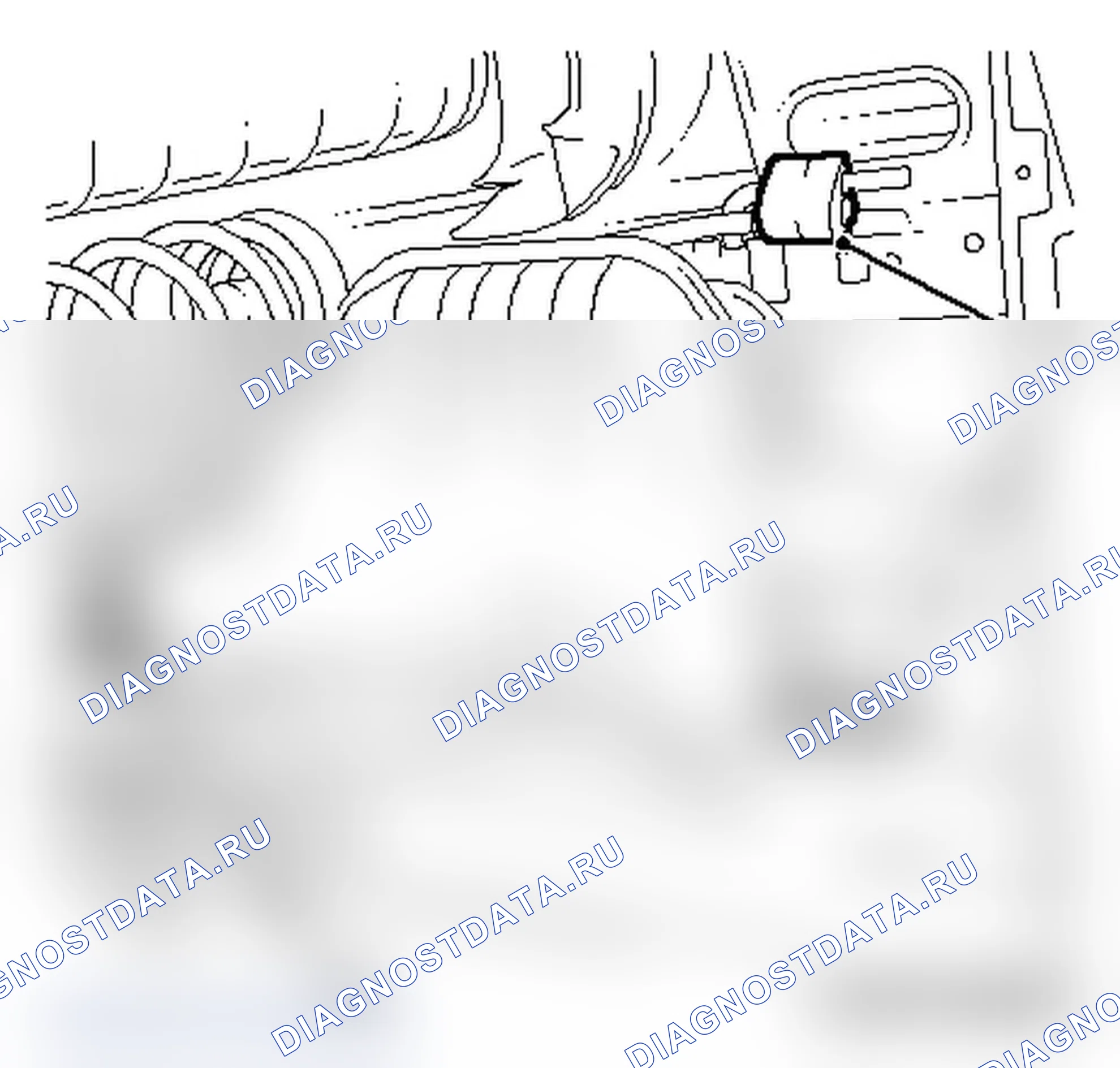 Снять и установить двигатель (правостороннее управление, AT). Opel Zafira B