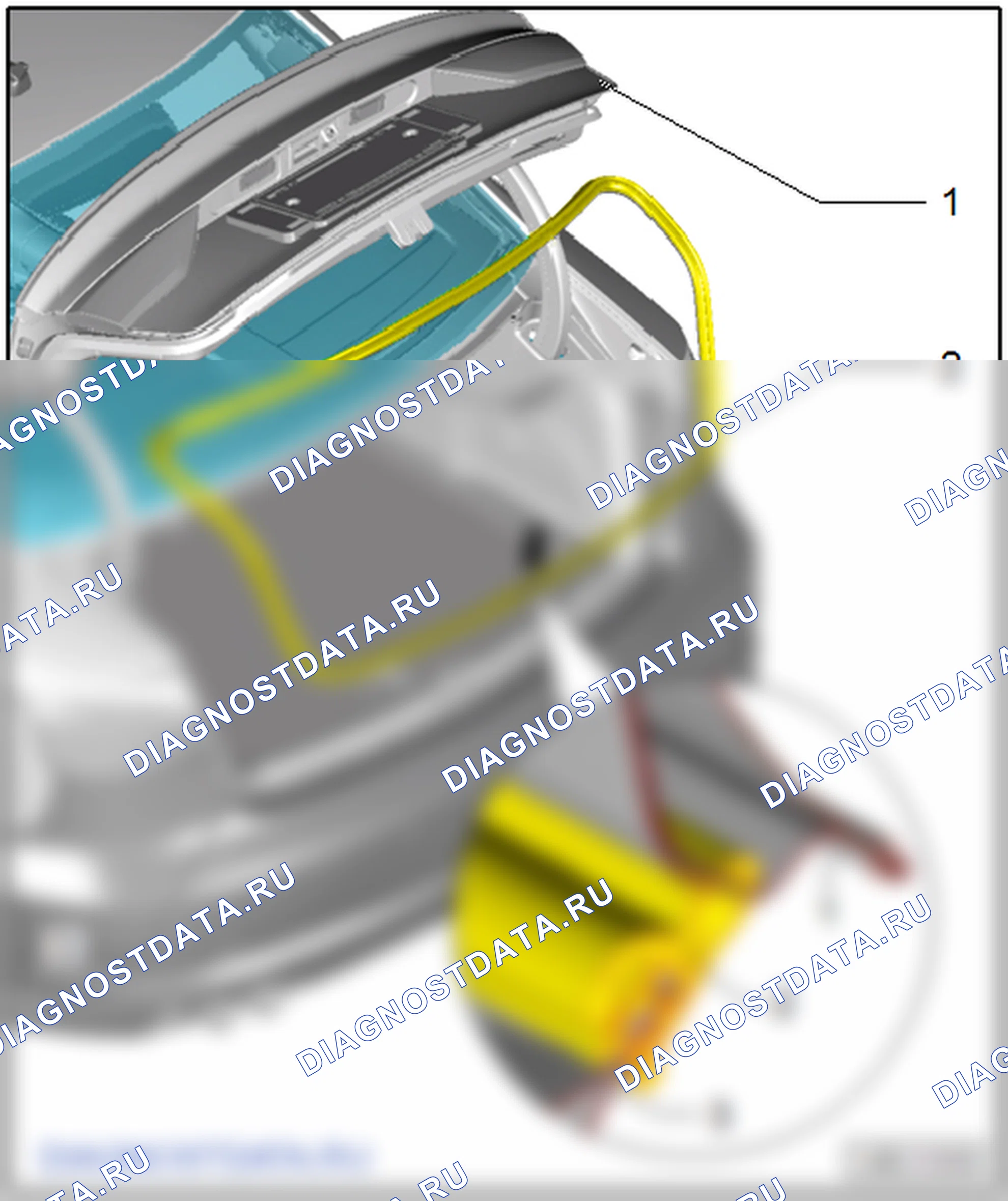 Крышка/дверь багажного отсека. Audi A3 8V