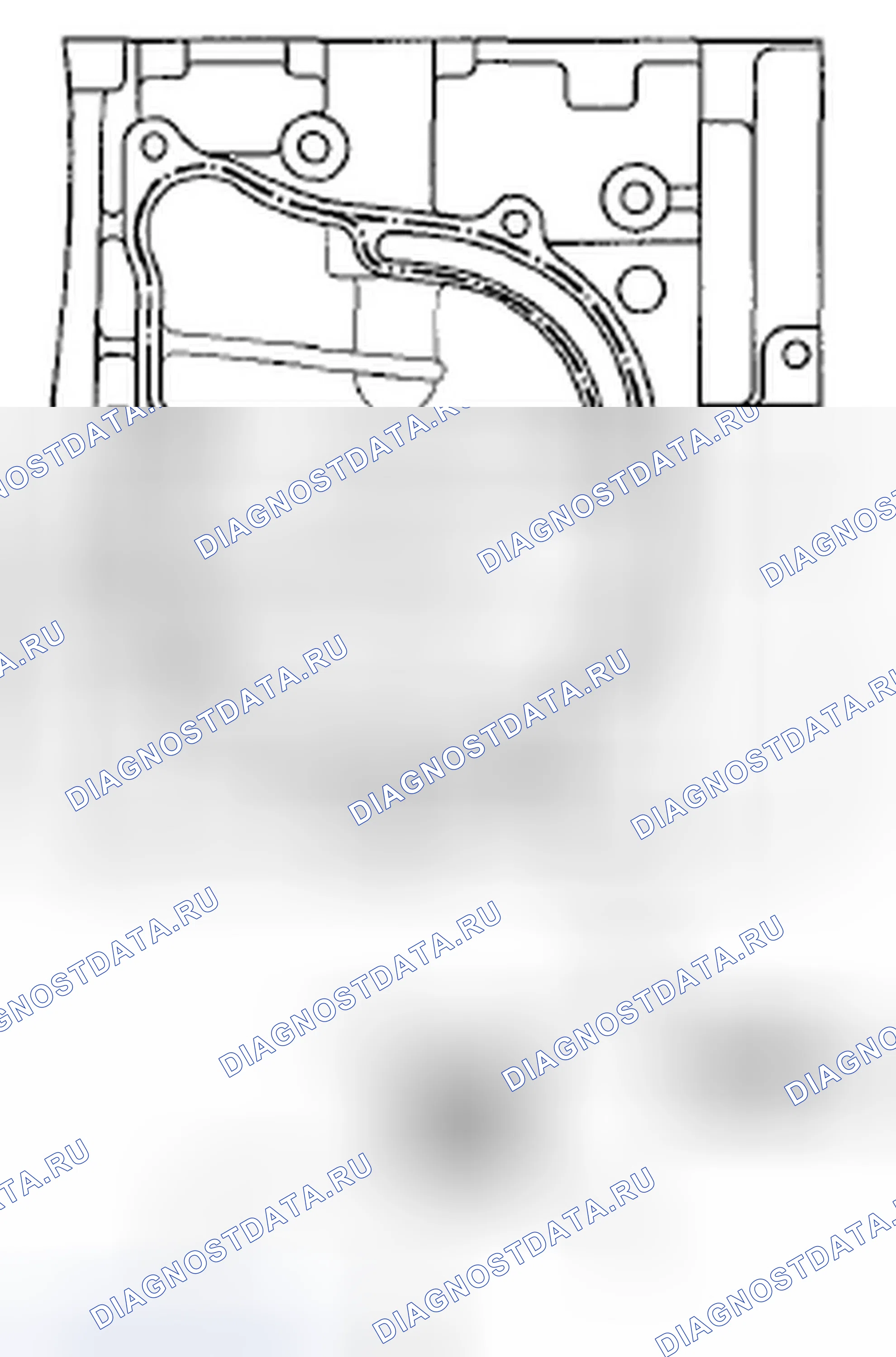 Рис. 17: Установка масляно-воздушного сепаратора. Honda Fit GE