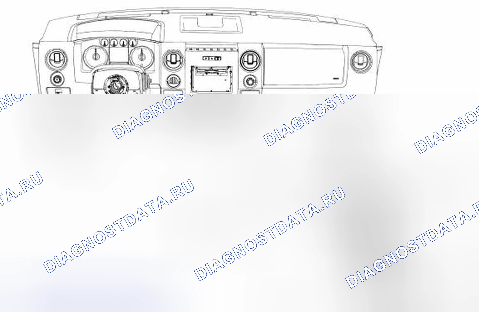 Рис. 167: Электрические разъемы приборной панели. Ford Pickup F250 Super Duty II