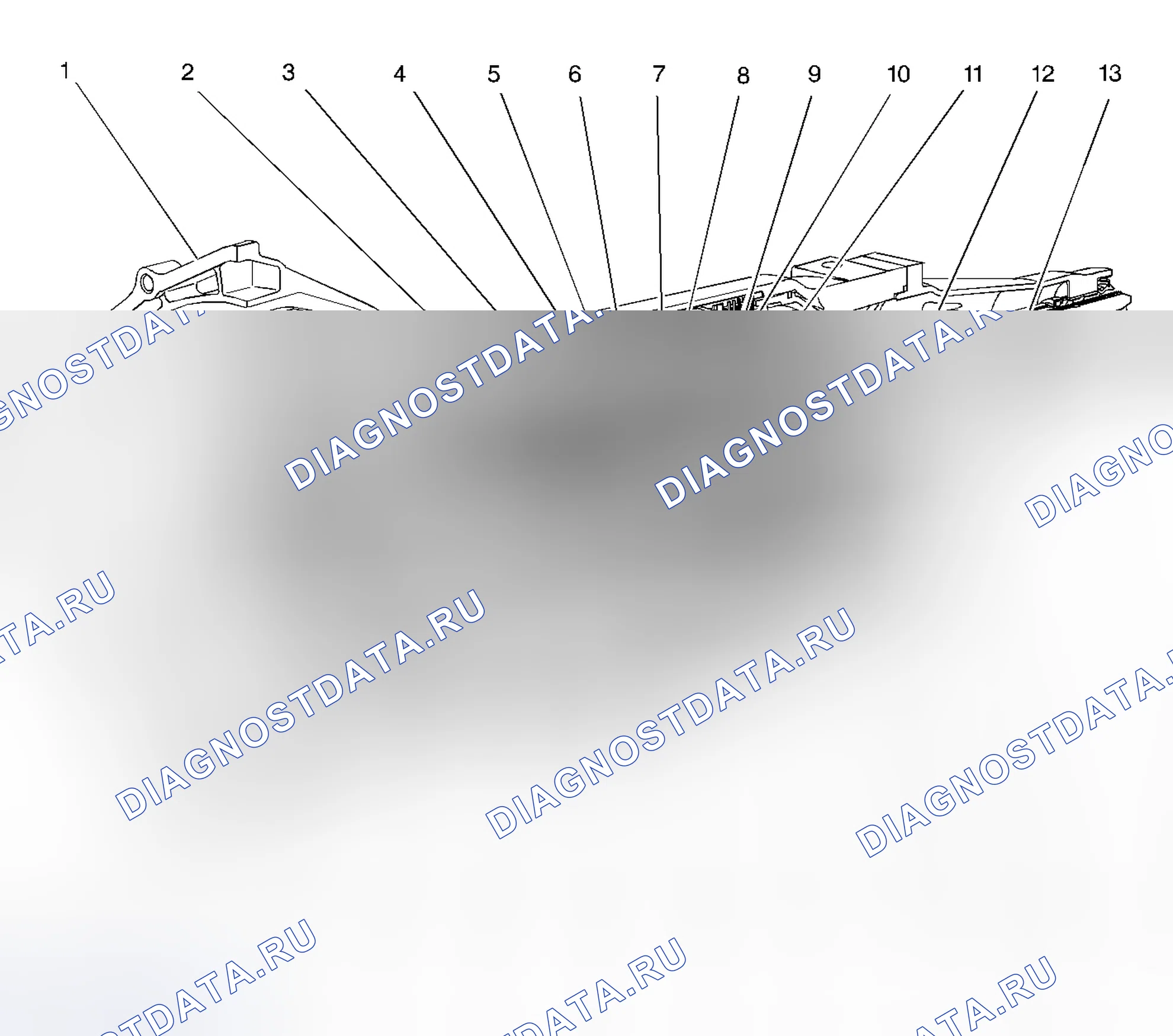 Рис. 86: Расположение компонентов. Hyundai XG I рестайлинг