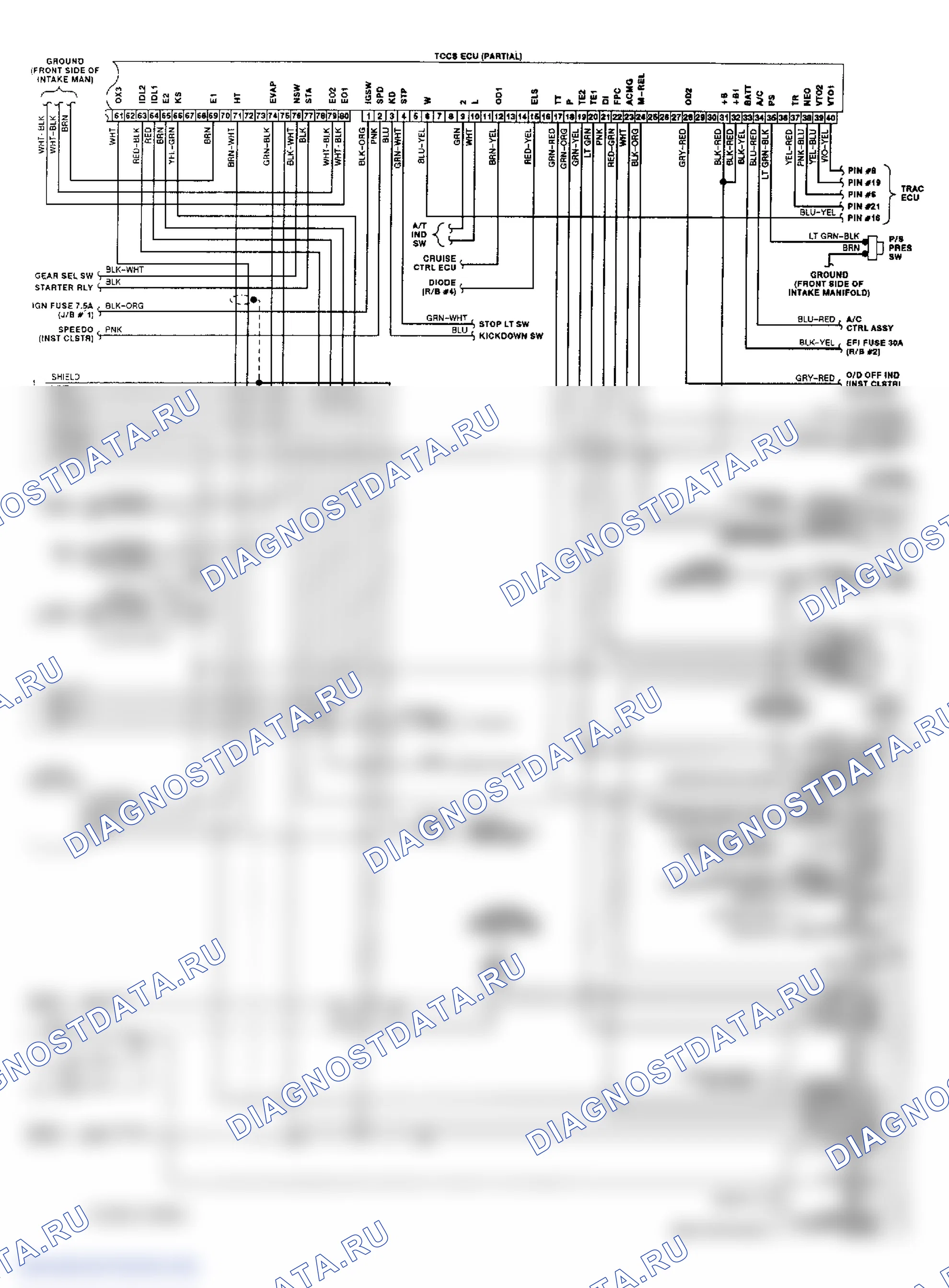 Wiring Diagram (SC300 3.0L - 2 Of 2). Lexus ES XV10