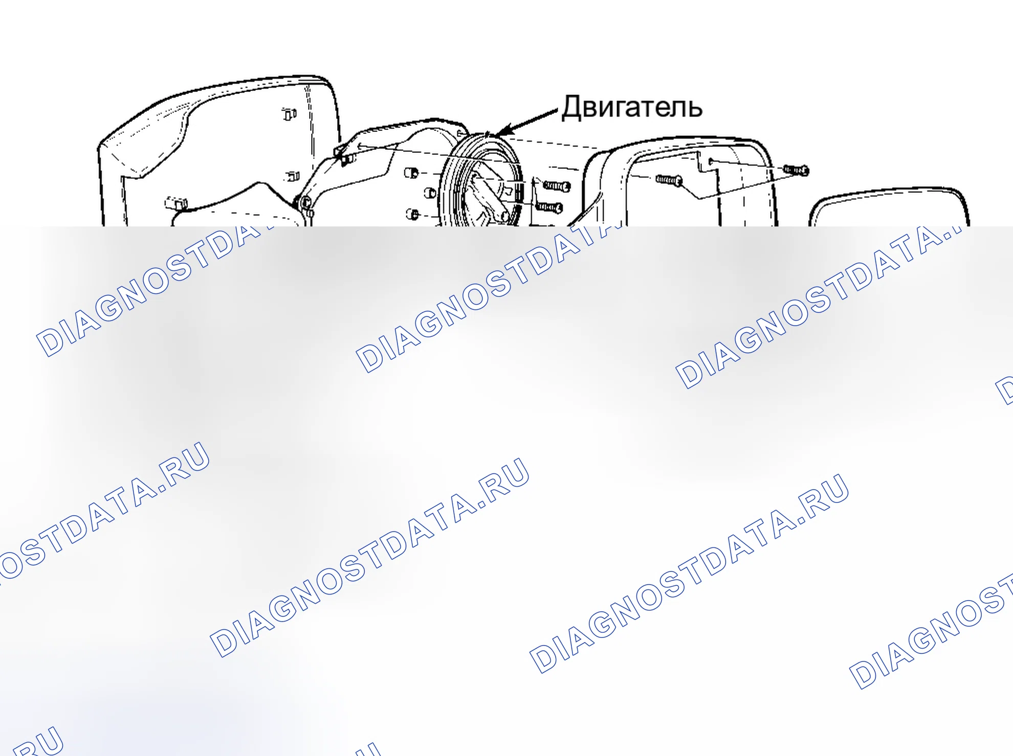 Рис. 1: ОПИСАНИЕ И РАБОТА. Volvo 850 I