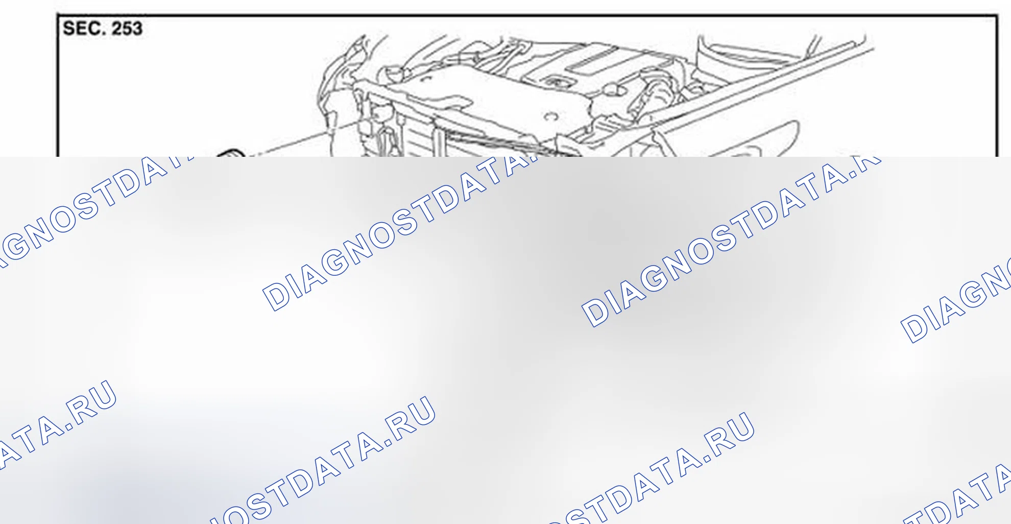 Рис. 2: Разнесенный вид. Infiniti FX35 II рестайлинг