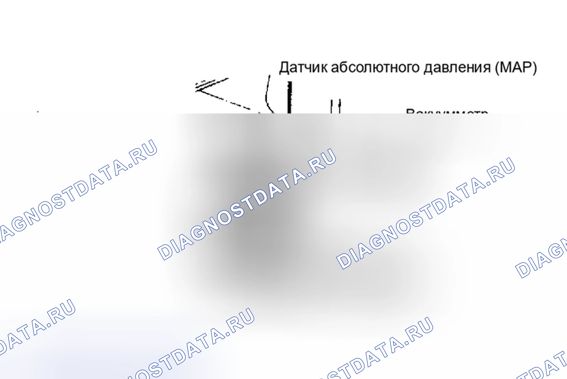 Рис. 131: DR2, КОДЫ 13 И/ИЛИ 14 - СХЕМА ДАТЧИКА КАРТЫ. Chrysler New Yorker Turbo 
