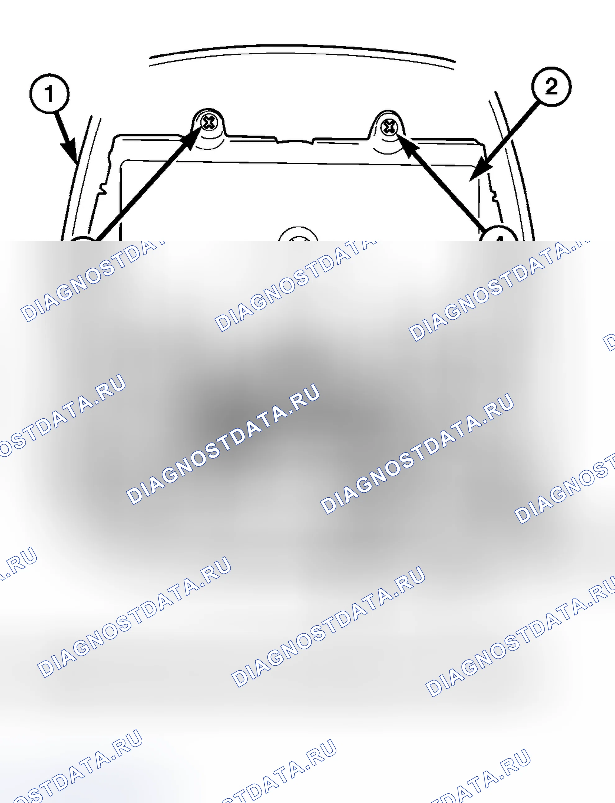 Рис. 11: СТАНДАРТНАЯ ПРОЦЕДУРА - ЗАМЕНА ЛАМПЫ МОДУЛЯ. Dodge Grand Caravan IV