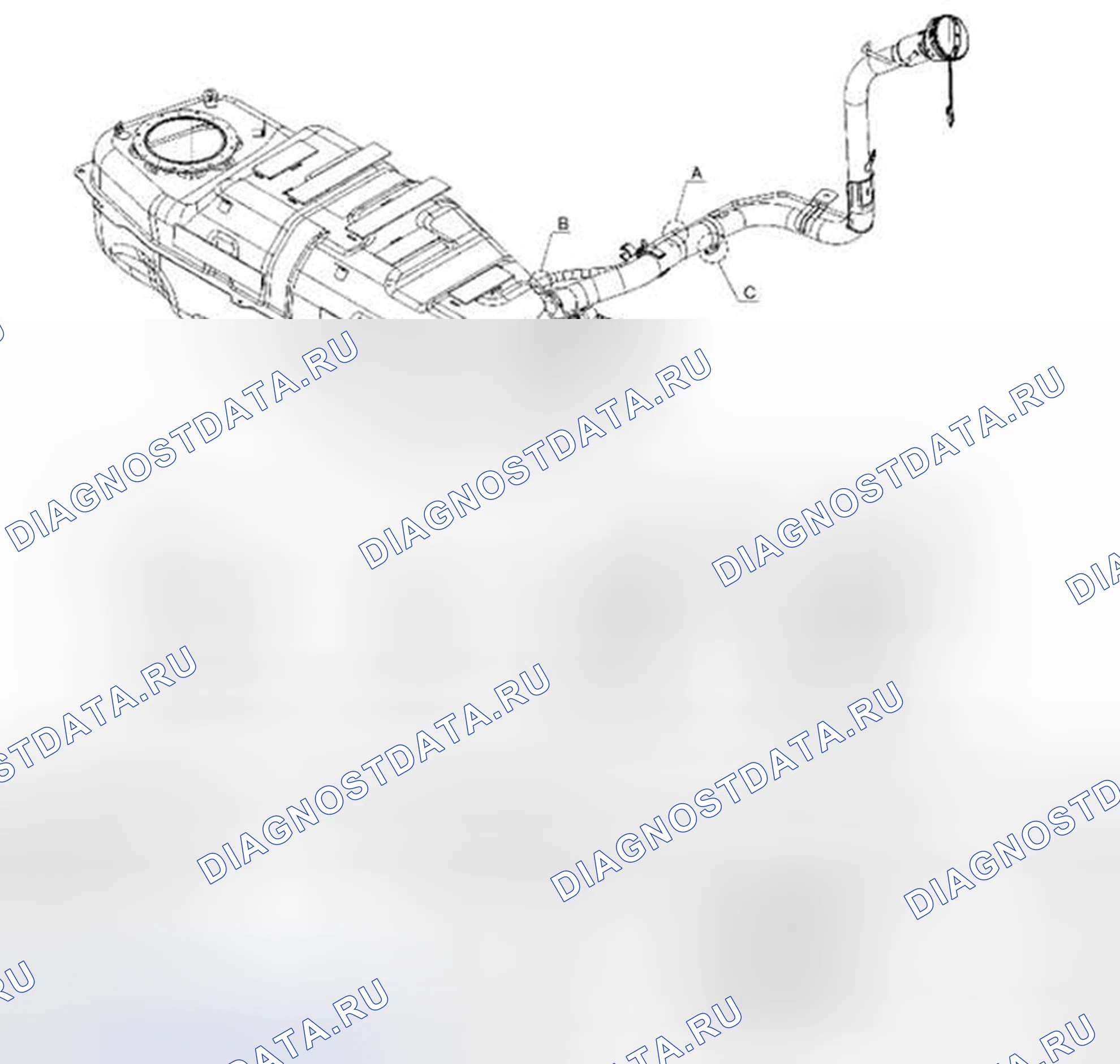 Рис. 54: Модель проверки герметичности EVAP. Suzuki SX4 I рестайлинг