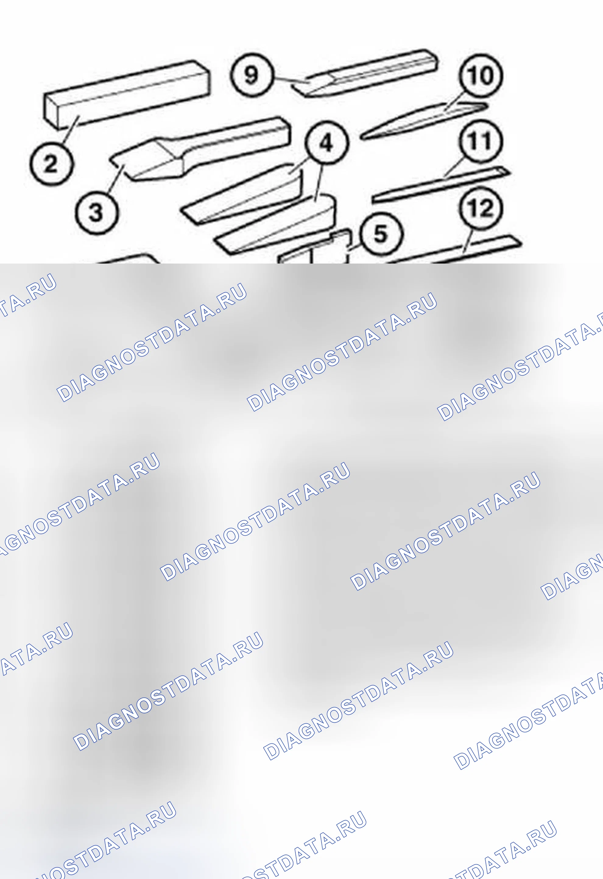 Рис. 84: Минимальный набор: Механические инструменты. BMW X5 E53 рестайлинг