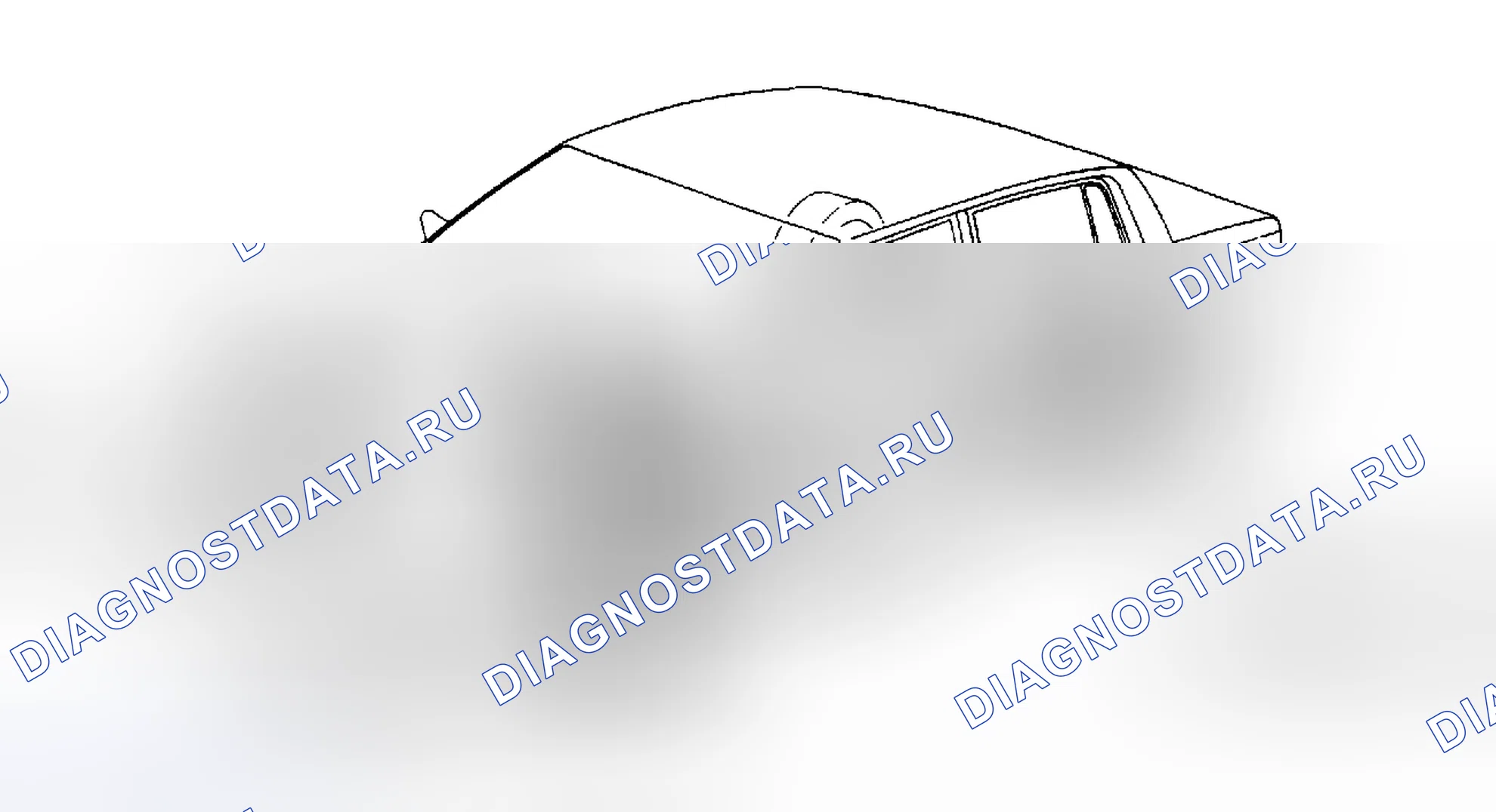 Рис. 1: РАСПОЛОЖЕНИЕ КОМПОНЕНТОВ АНТИБЛОКИРОВОЧНОЙ ТОРМОЗНОЙ СИСТЕМЫ. Buick Electra Park Avenue Ultra transition
