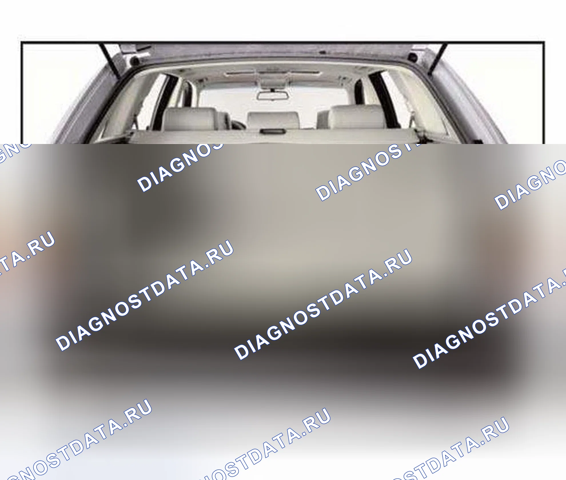 Рис. 158: Определение грузового пространства. BMW X5 E53