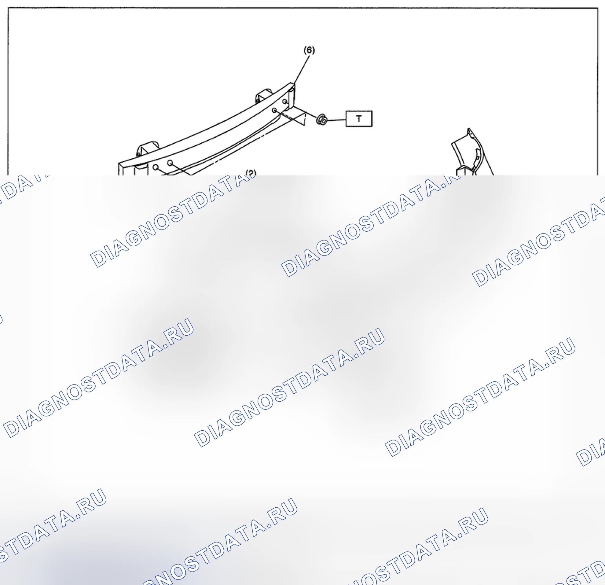 Рис. 21: ЗАДНИЙ БАМПЕР. Subaru Impreza WRX STI GR