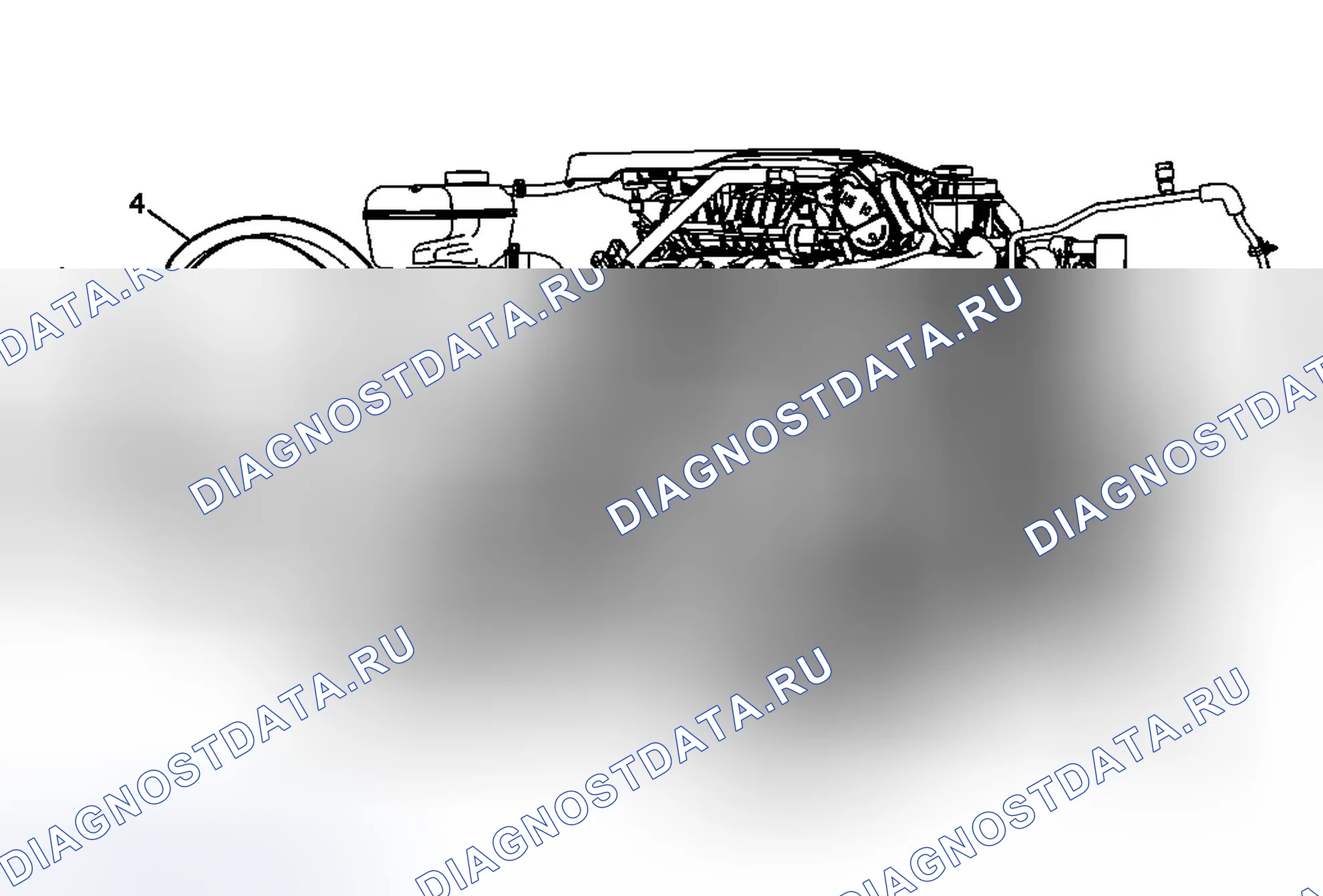 Рис. 4: Замена впускной трубы/шланга усилителя рулевого управления (V6). Buick LaCrosse II