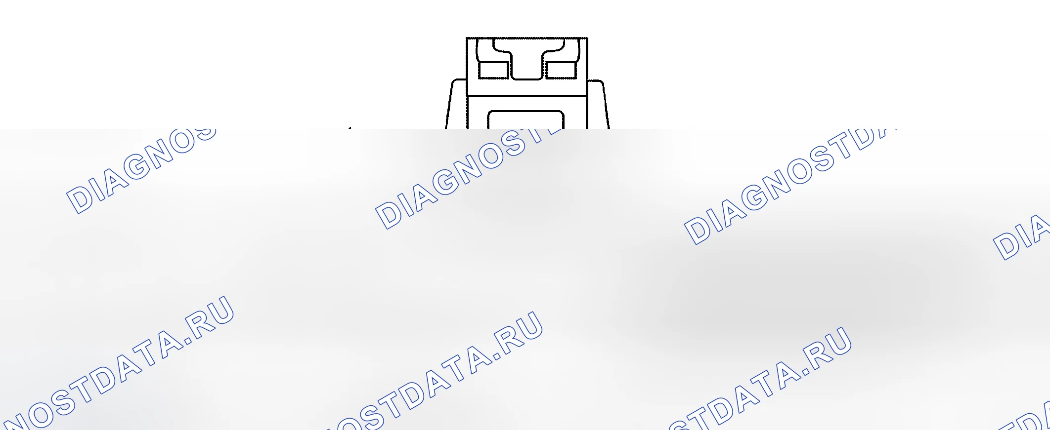 Рис. 2: Сетка размораживания заднего окна C402a и C402b. Hyundai Matrix I
