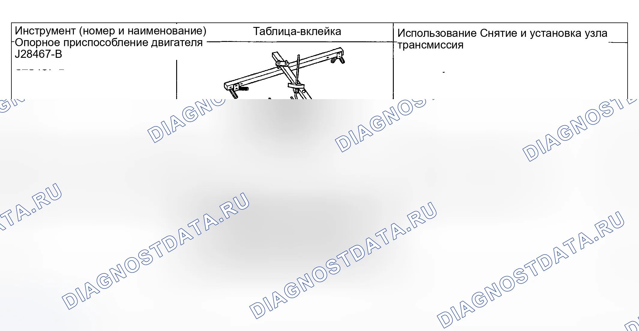 Рис. 3: СПЕЦИАЛЬНЫЕ ИНСТРУМЕНТЫ (M / T). Hyundai Sonata V