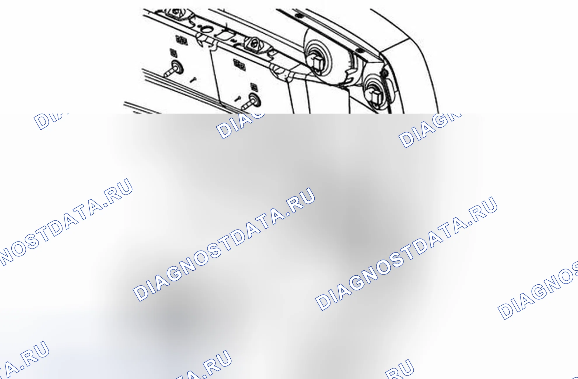 Рис. 23: Замена резервной лампы. Chevrolet Corvette C6