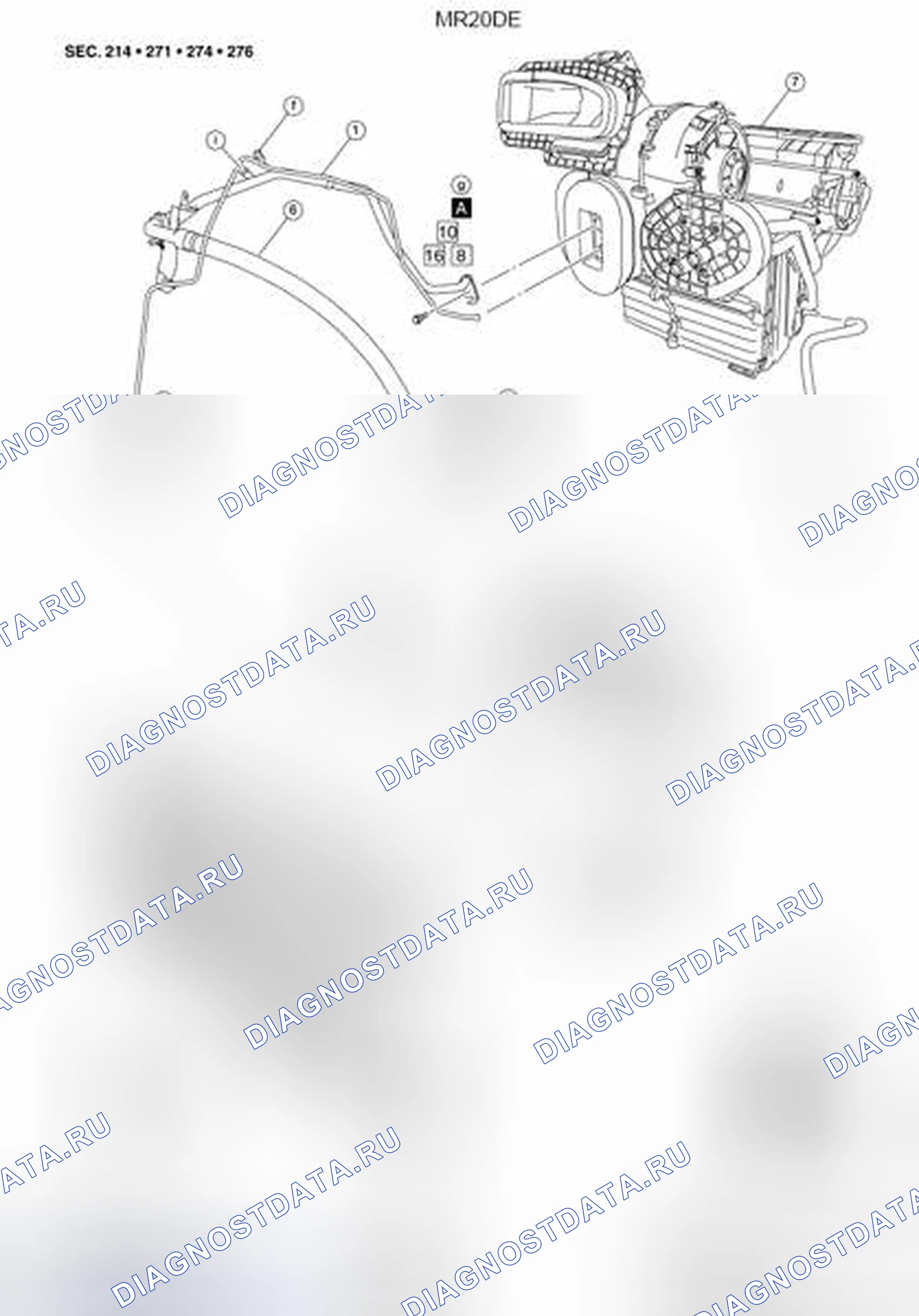 Рис. 113: Компонент. Nissan Sentra B16 рестайлинг