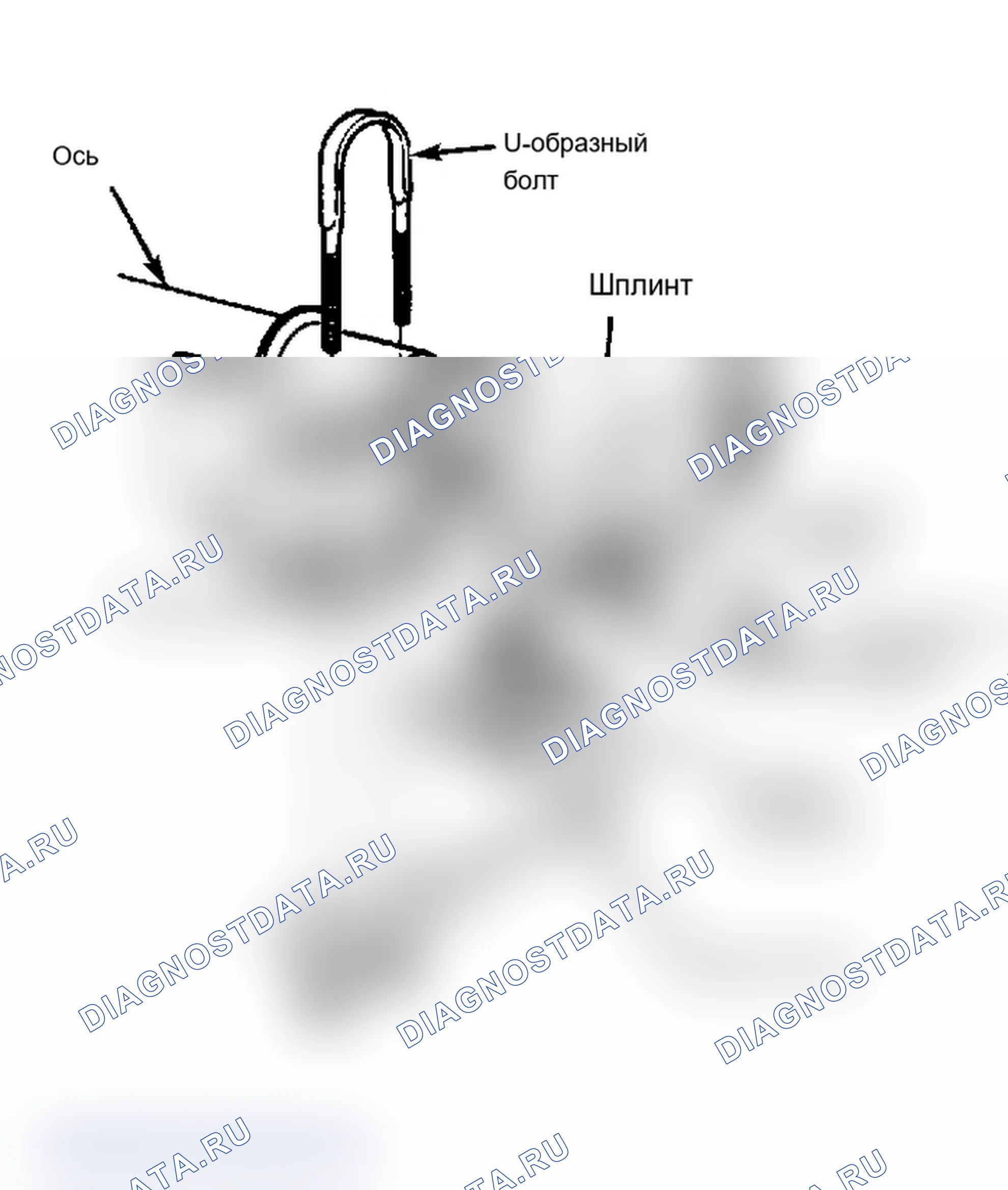Рис. 3: Задняя подвеска с двигателями Traction Bar Capri и Mustang 2.3L Turbo и 5.0L.. Mercury Cougar VI