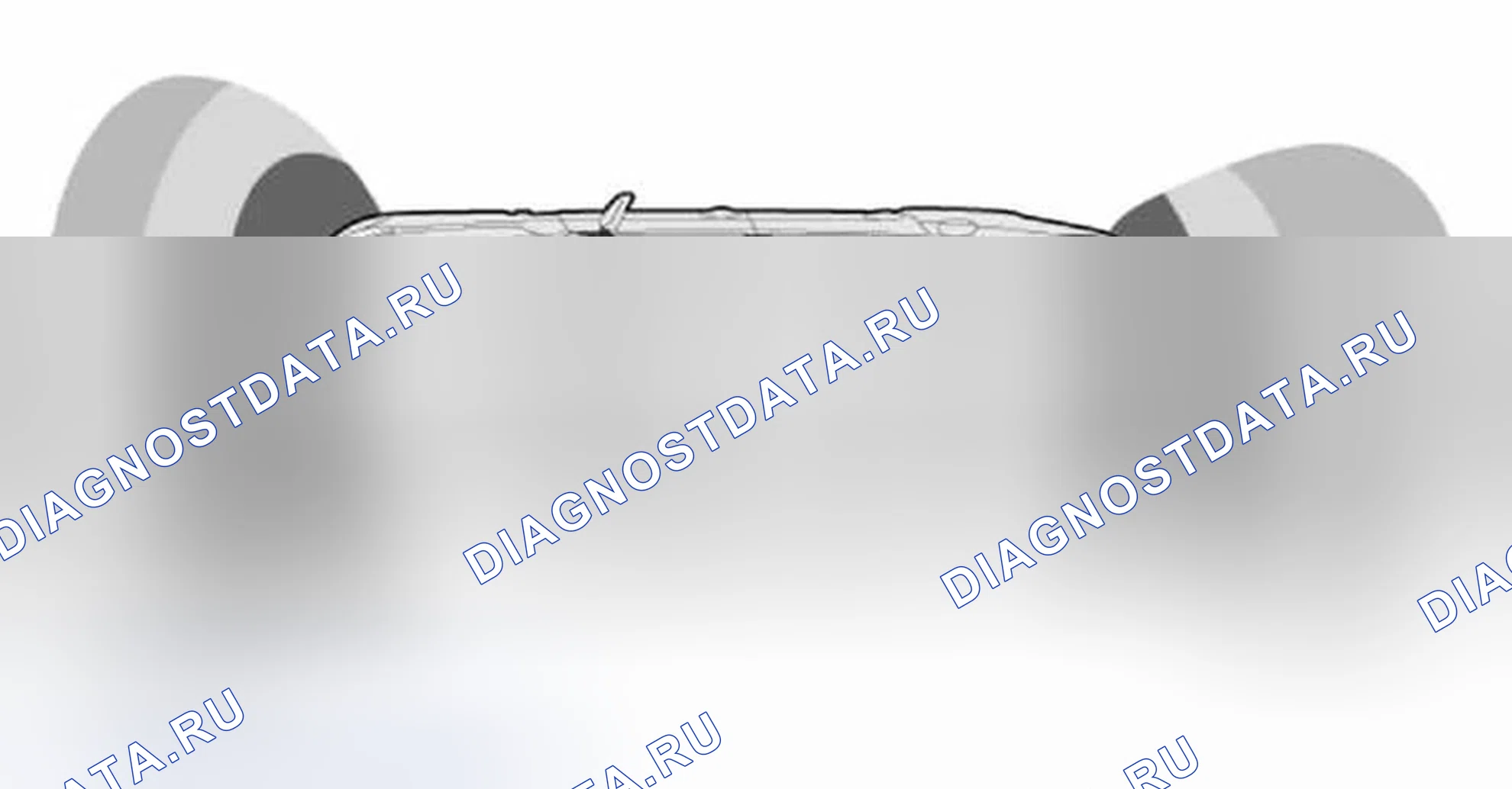 Рис. 21: Система контроля расстояния парковки E60, E61, E63, E64. BMW M6 E63/E64