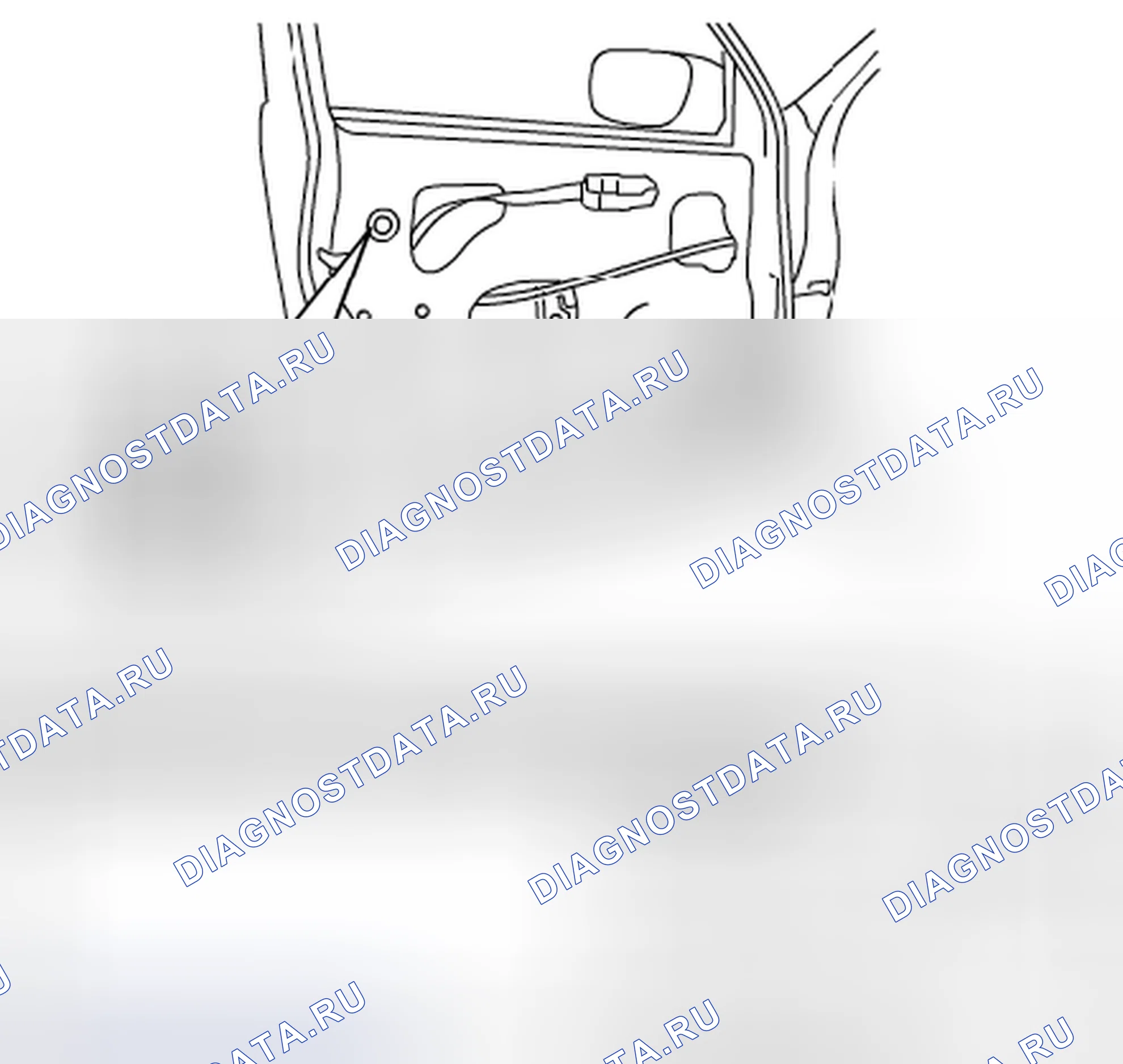 Рис. 20: Проверка переключателя цилиндра дверного ключа. Suzuki Grand Vitara II рестайлинг