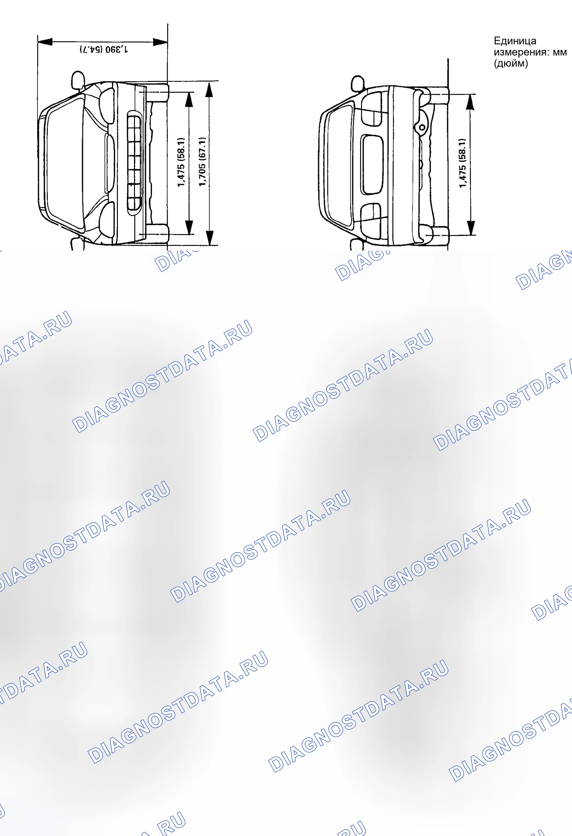 Рис. 17: Характеристики кузова. Honda Civic VI