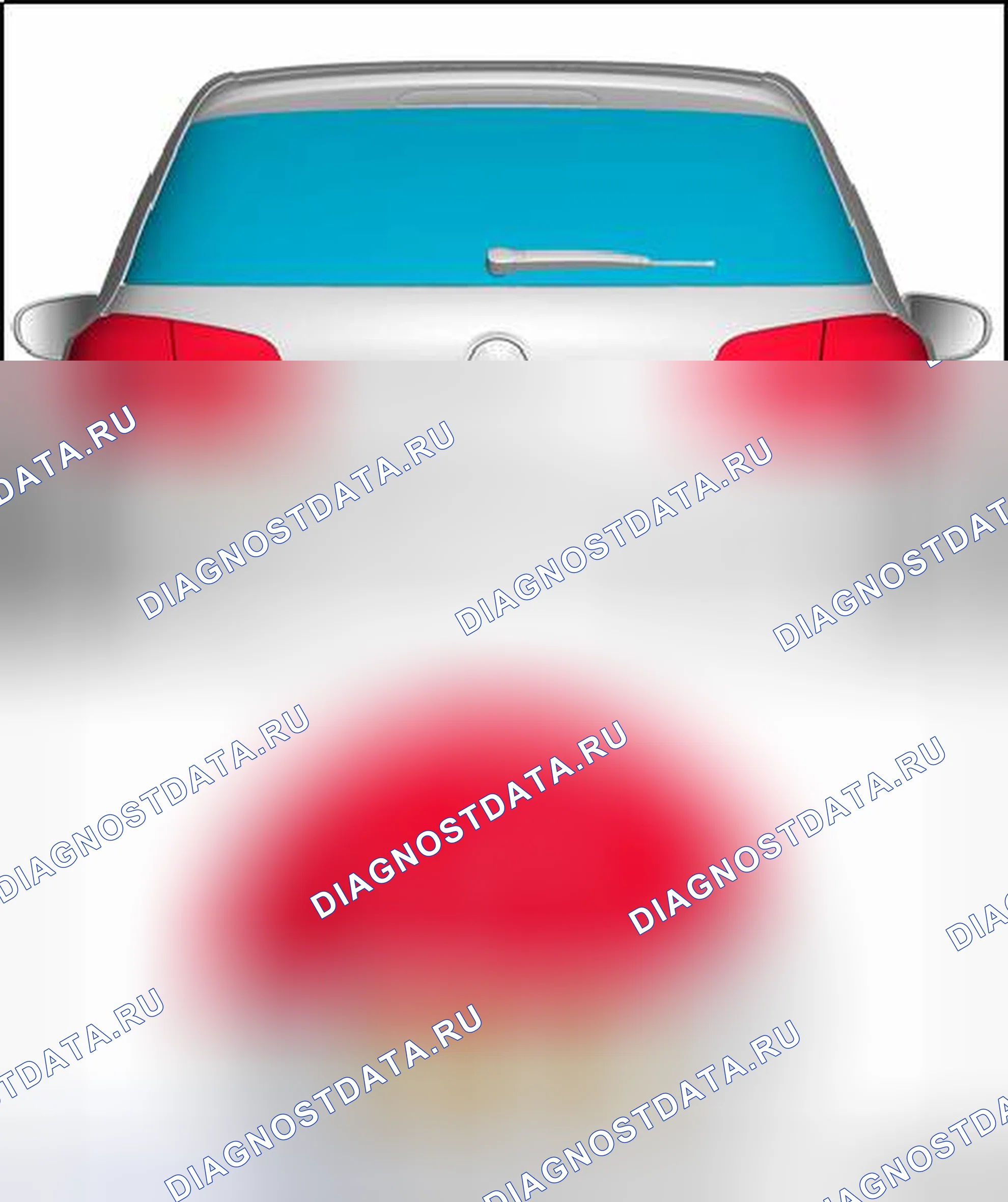 Рис. 21: ЗАДНЯЯ ПАСПОРТНАЯ ТАБЛИЧКА, GTI. Volkswagen Golf Mk6