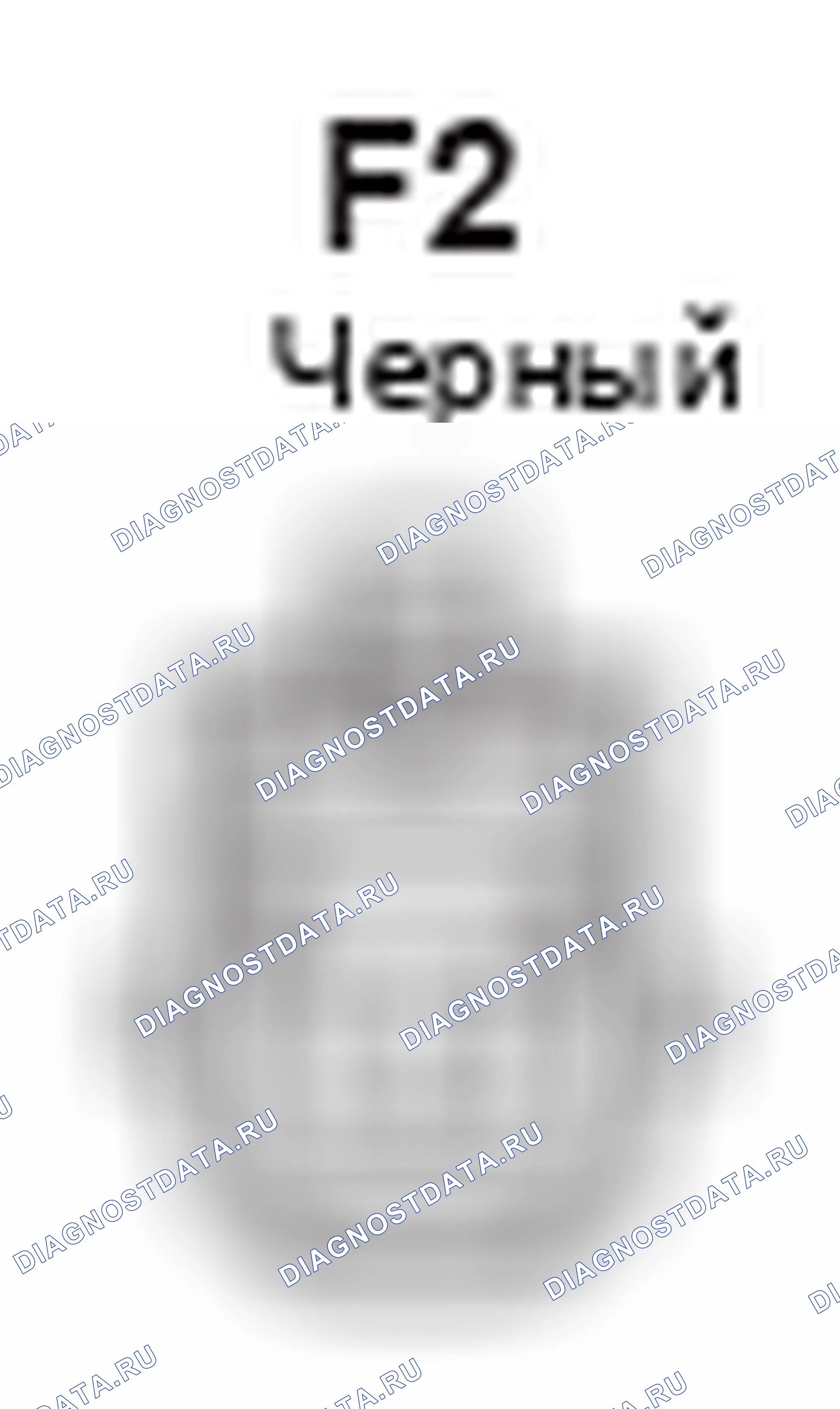 Рис. 341: Вид с торца разъема стартера (F2). Lexus GS III