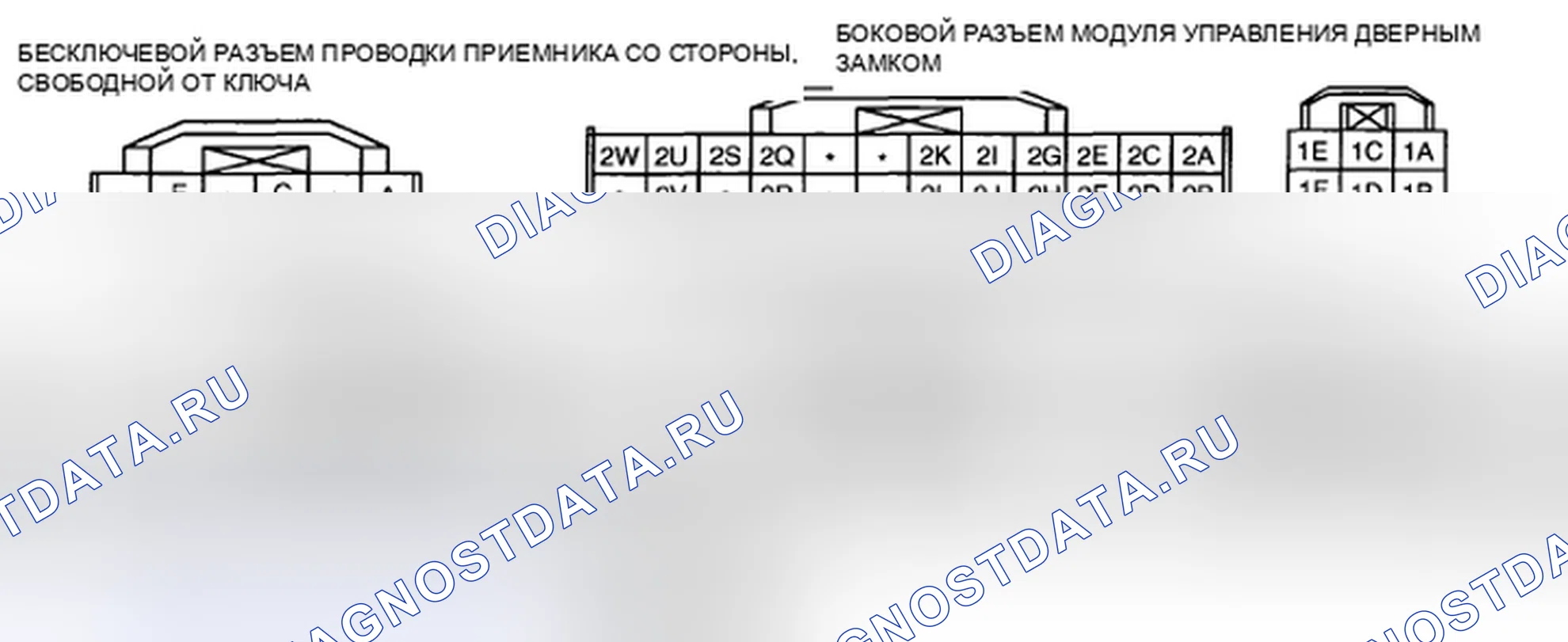 Рис. 135: ДВЕРЬ № 1 НЕ МОЖЕТ БЫТЬ ЗАПЕРТА / РАЗБЛОКИРОВАНА ДАТЧИКОМ (КЛЮЧ КАРТЫ) [УСОВЕРШЕНСТВОВАННАЯ СИСТЕМА БЕЗ КЛЮЧА И ЗАПУСКА]. Mazda RX-8 I рестайлинг