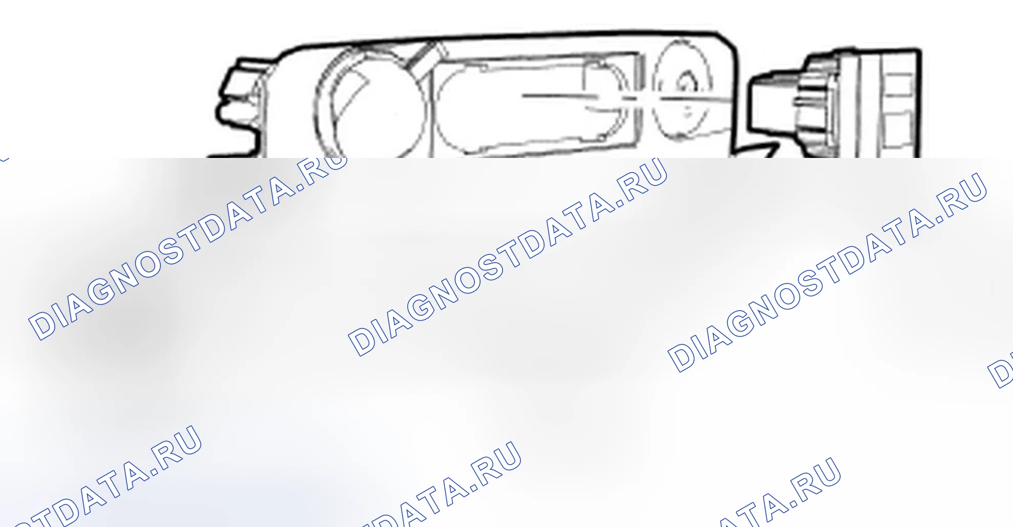 Рис. 26: Переключатель помощи при парковке. Ford Escape I рестайлинг 2