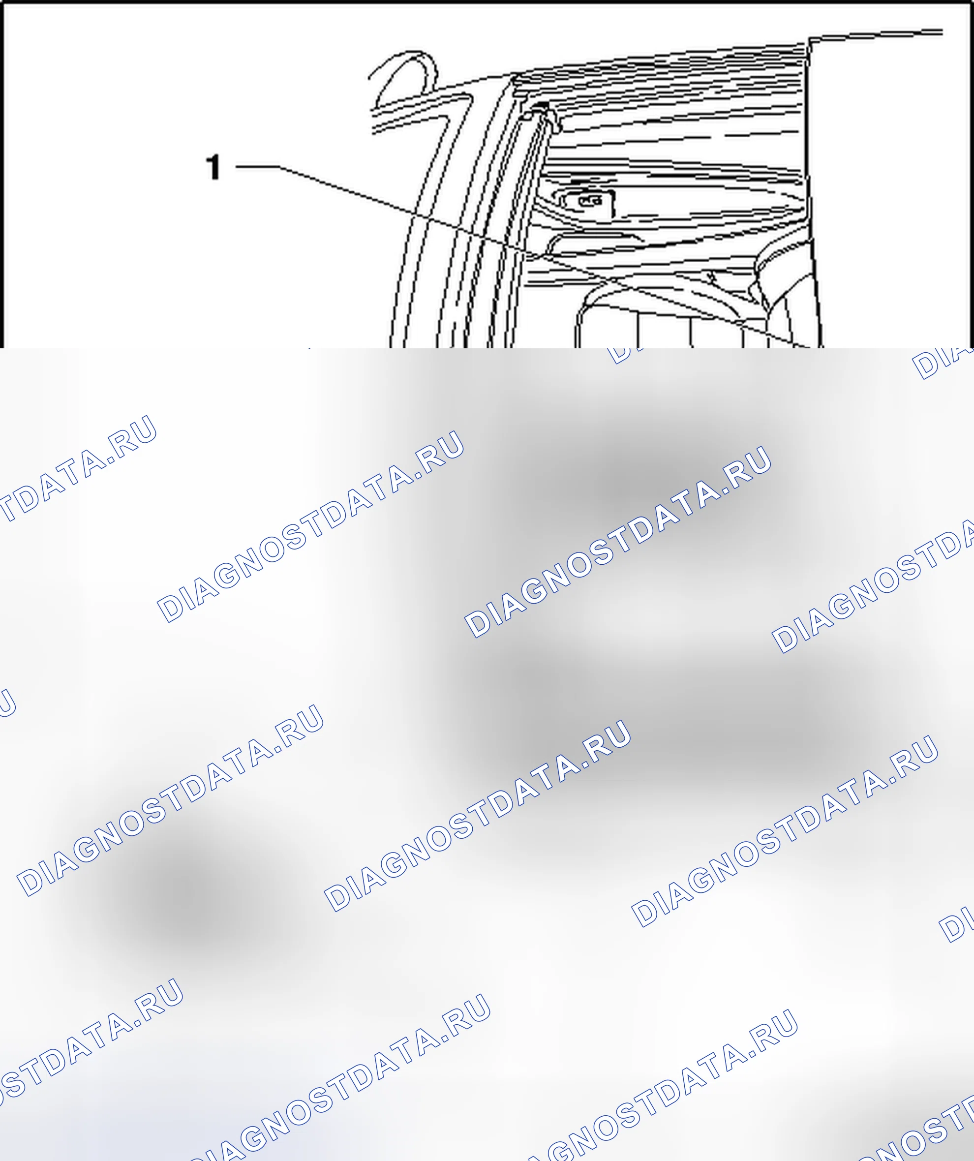 Рис. 50: УПЛОТНЕНИЕ СТЕКЛЯННОЙ ПАНЕЛИ, С ИЮЛЯ 2007 г.. Volkswagen Eos I