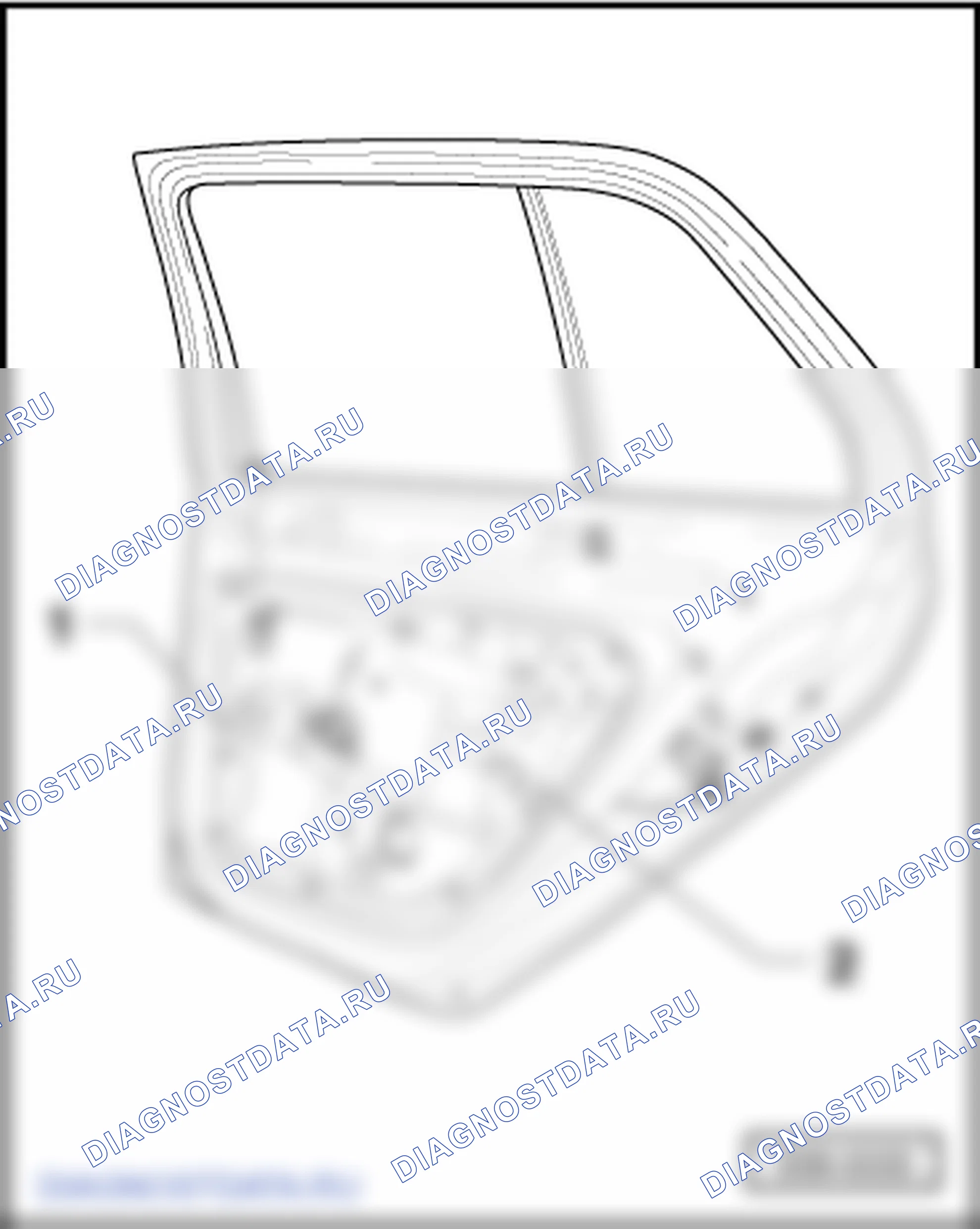 Задняя дверь. Skoda Fabia I
