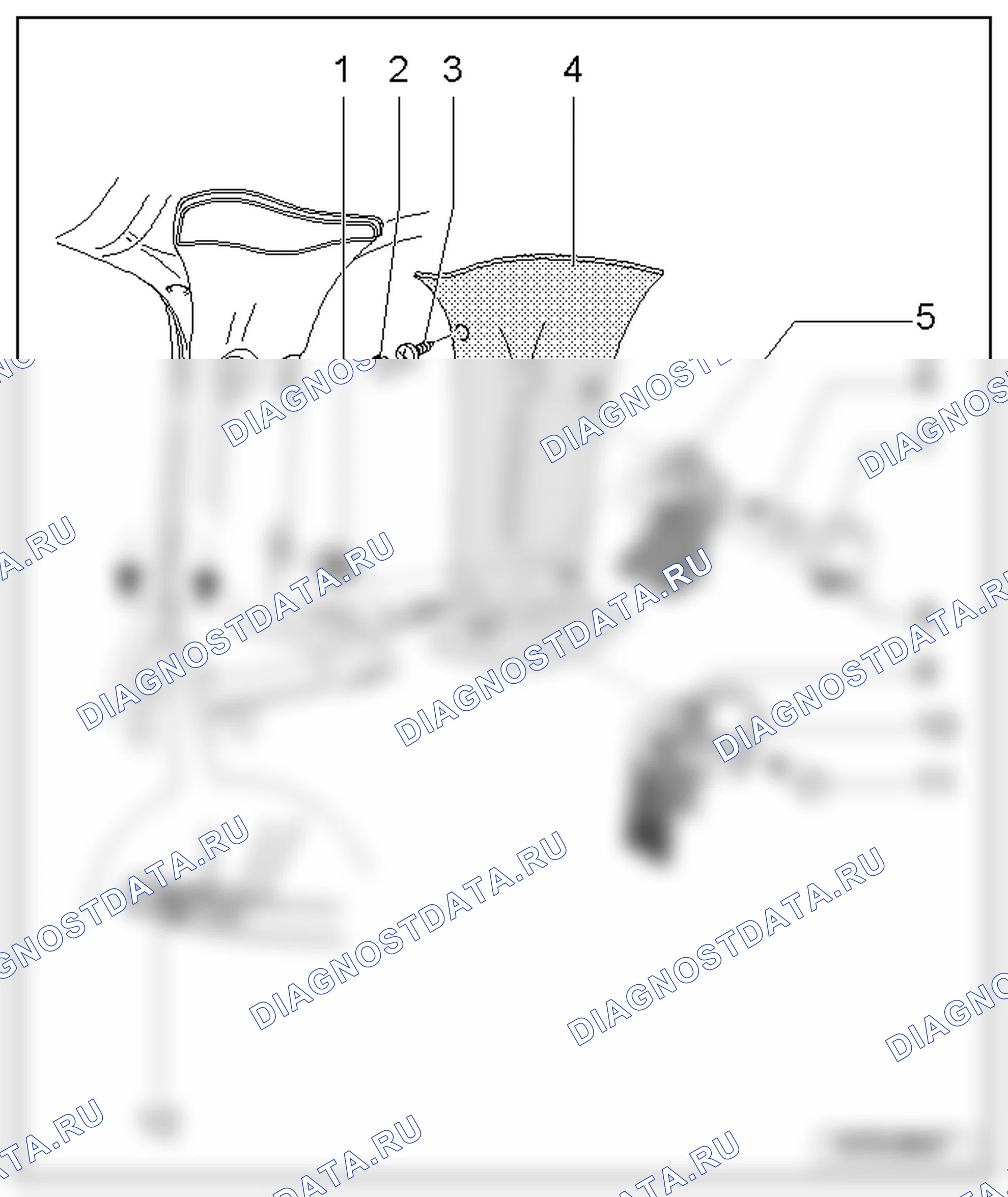 Стойки и боковые накладки (общий ремонт кузова, внутренняя отделка). SEAT Alhambra I