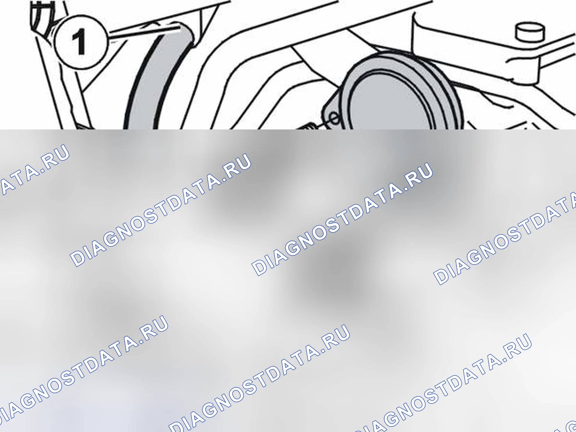 Рис. 3: СНЯТИЕ ВАКУУМНОГО ШЛАНГА. Volvo XC90 I рестайлинг