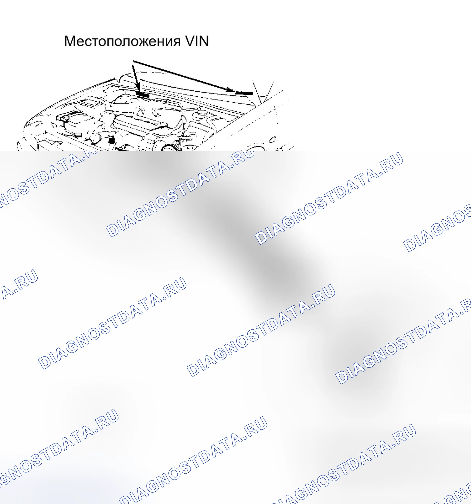 Рис. 1: Расположение кода двигателя (Accord). Honda Prelude III рестайлинг