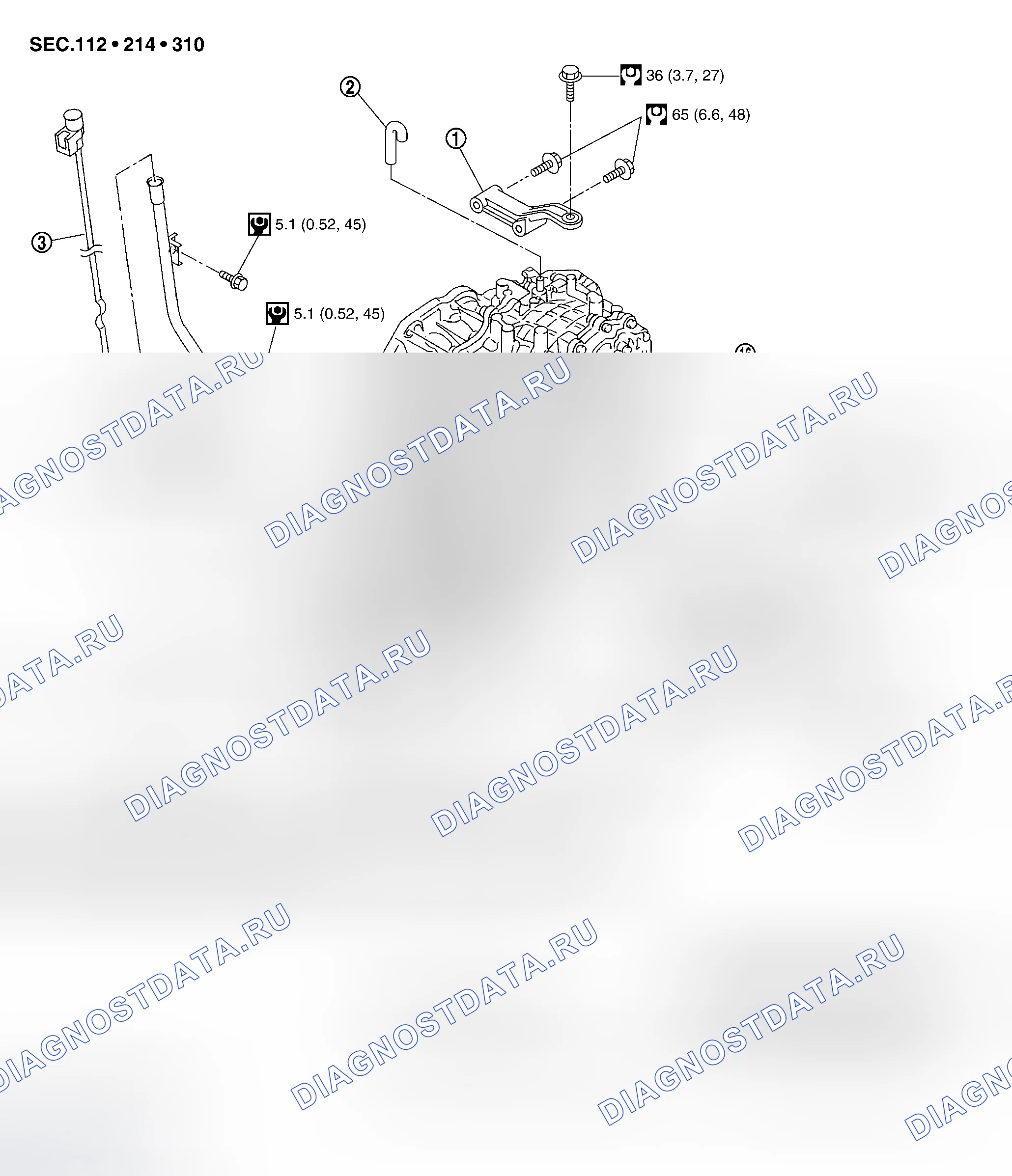 Рис. 143: КОМПОНЕНТЫ (2WD MODELS). Nissan Murano Z50