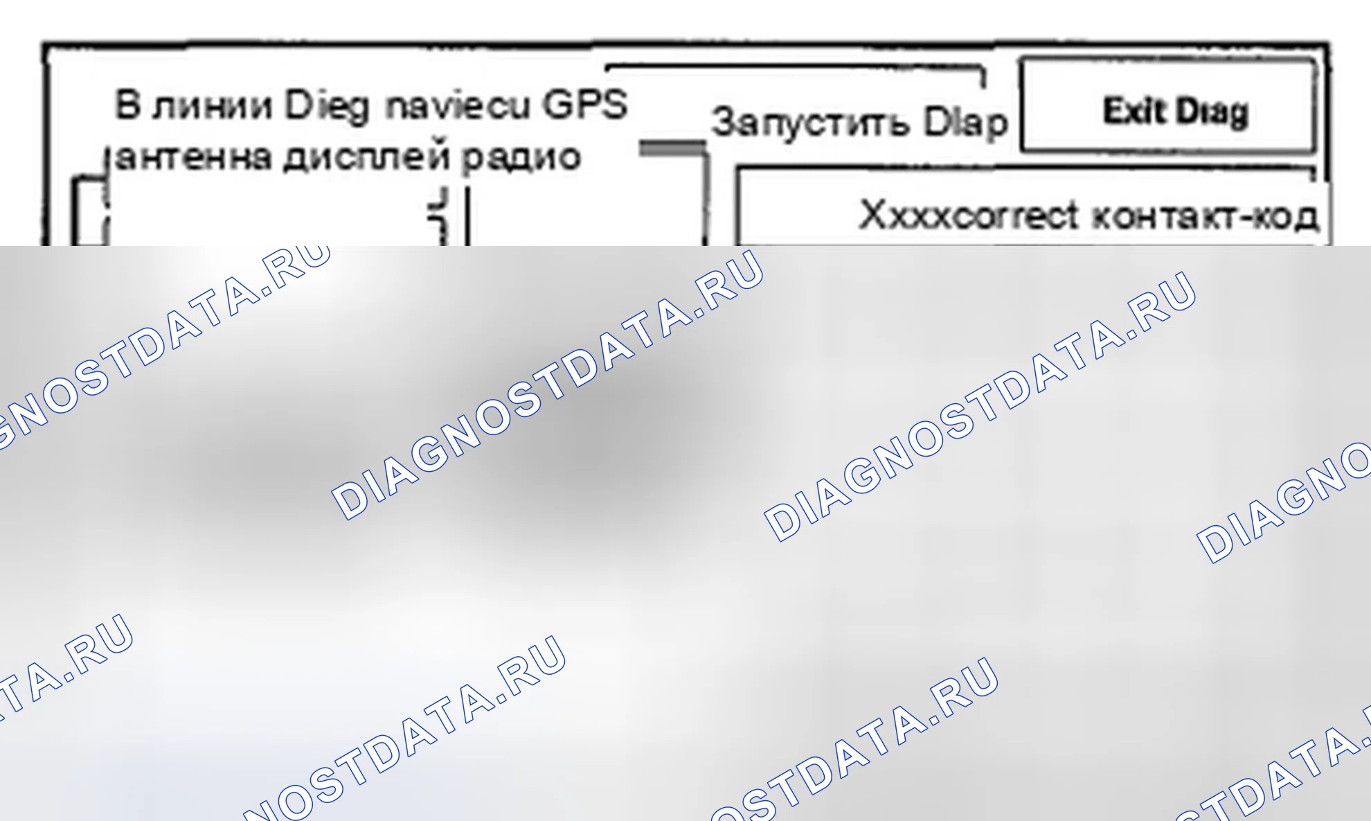 Рис. 171: Экран заводской диагностики In Line Diag. Honda Insight ZE2