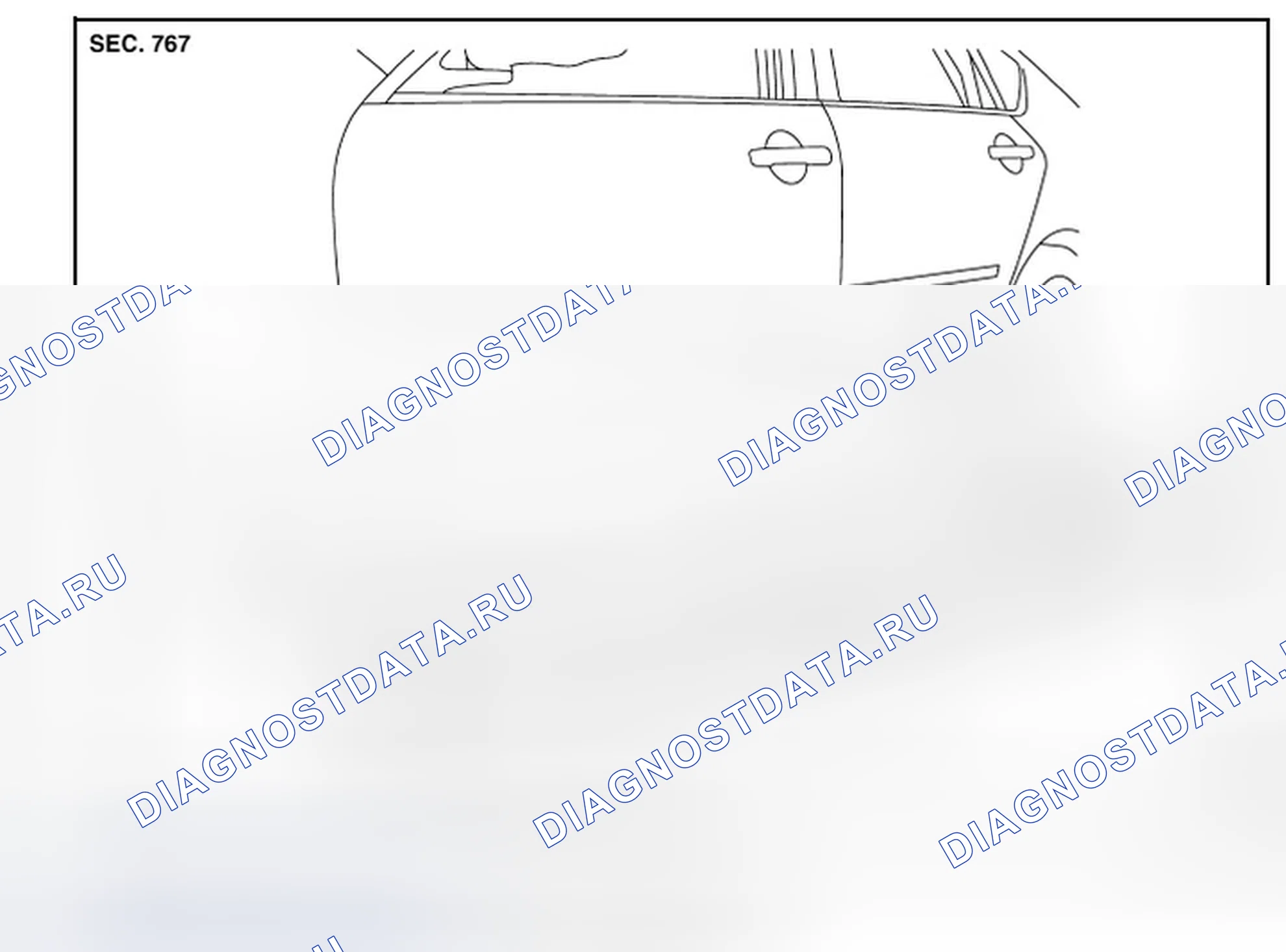 Рис. 28: Расположение компонентов. Infiniti M45 III рестайлинг