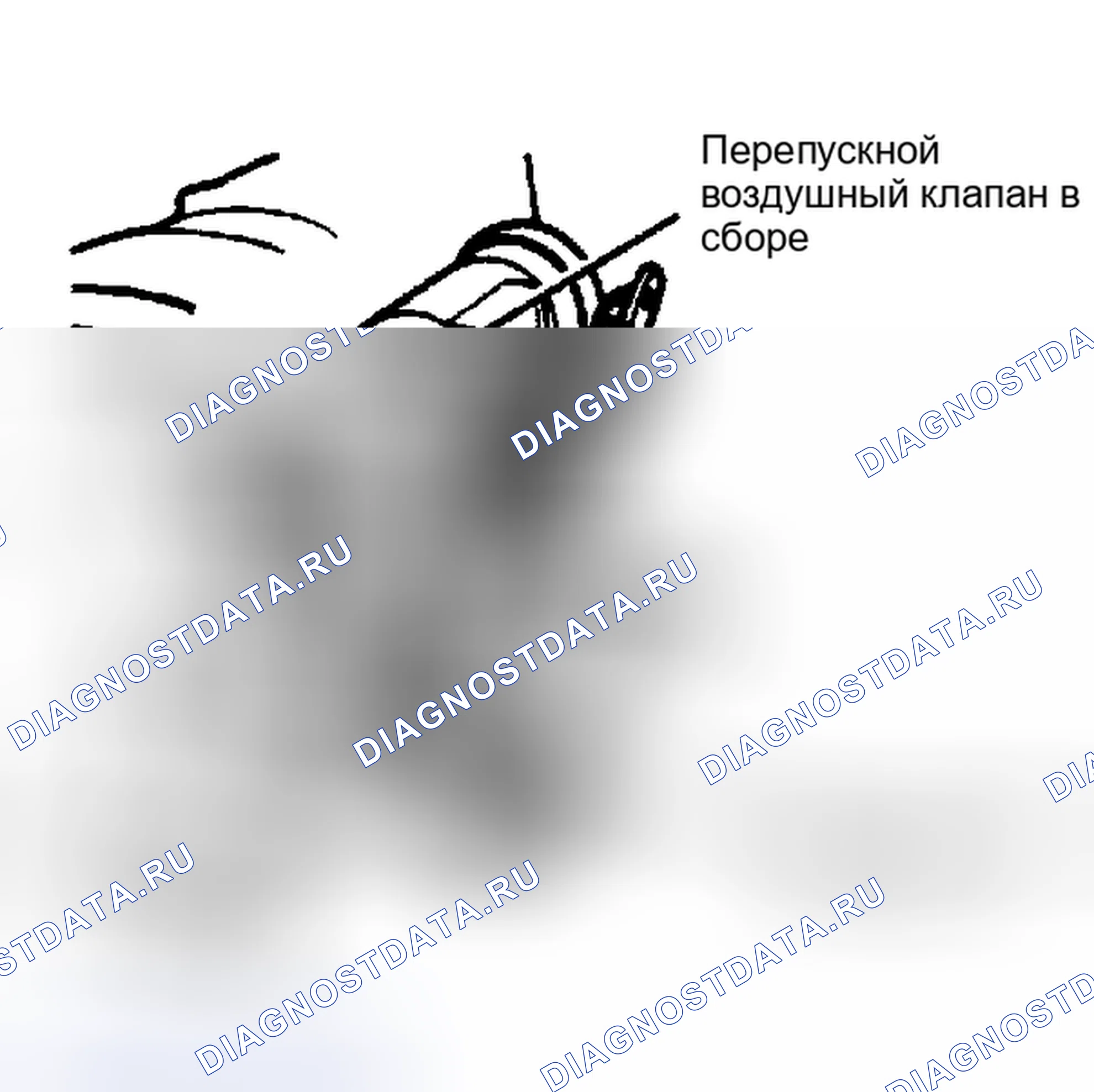 Рис. 7: Расположение регулировочного винта дроссельной заслонки 3.0L MPFI. Ford Taurus I