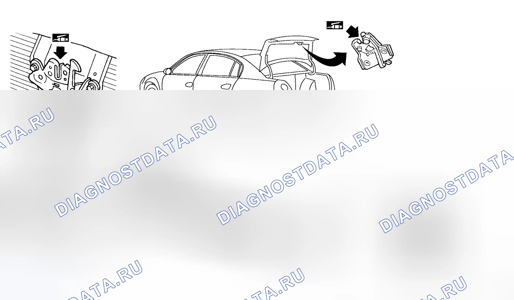 Рис. 63: Смазочные замки, петли и защелка капота. Honda N-BOX Slash I