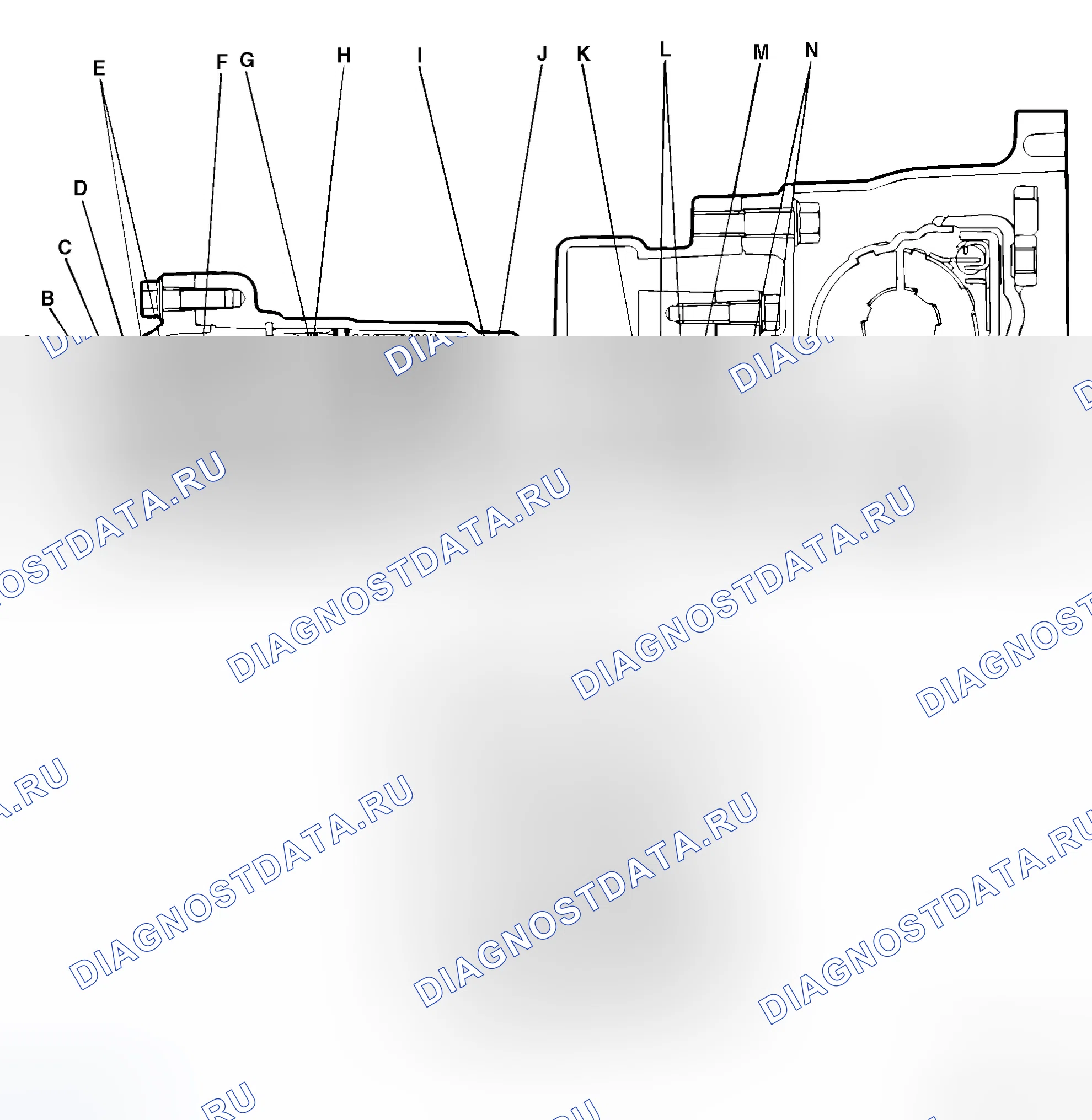 Рис. 4: СХЕМА МАСЛЯНОГО УПЛОТНЕНИЯ. Honda e:NS1 I