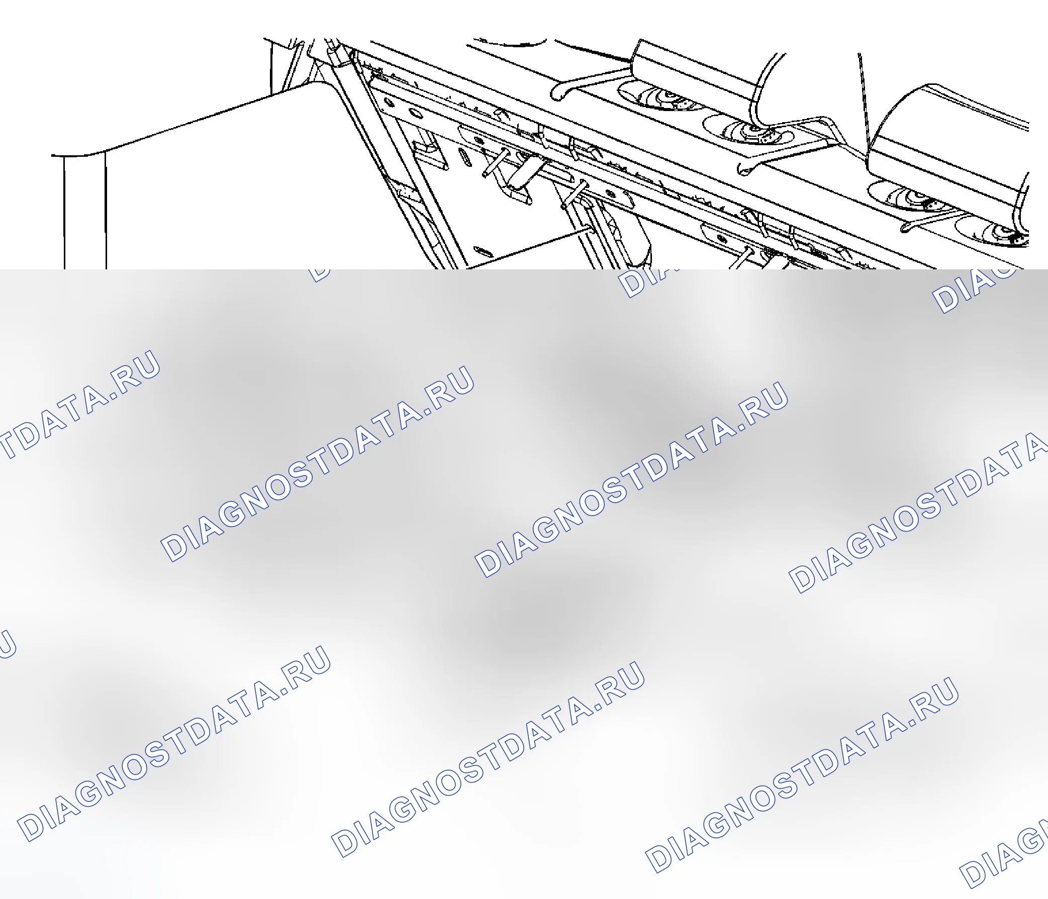 Рис. 16: Замена подлокотника. Cadillac STS I