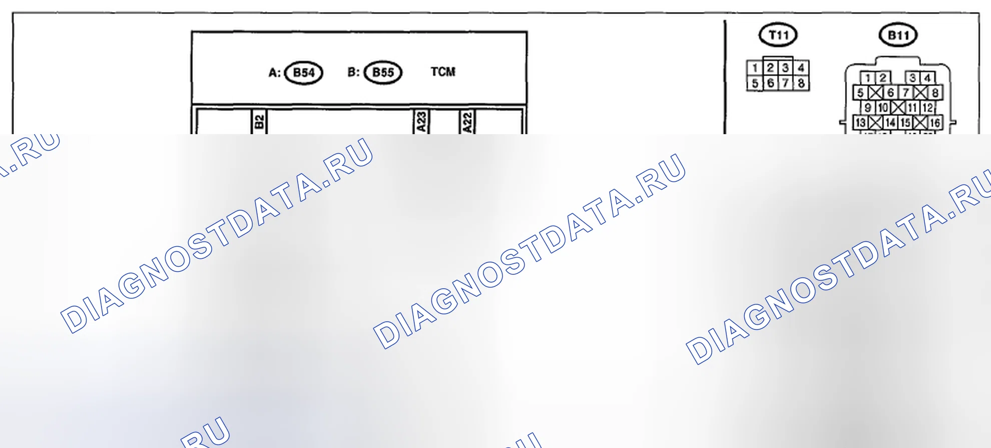 Рис. 642: электросхема. Subaru Legacy BM/BR