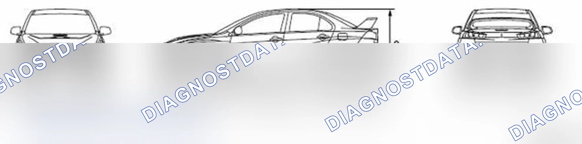 Рис. 155: ТРАНСПОРТНЫЕ СРЕДСТВА ДЛЯ США (ВКЛЮЧАЯ ПУЭРТО-РИКО). Mitsubishi Lancer Ralliart X рестайлинг