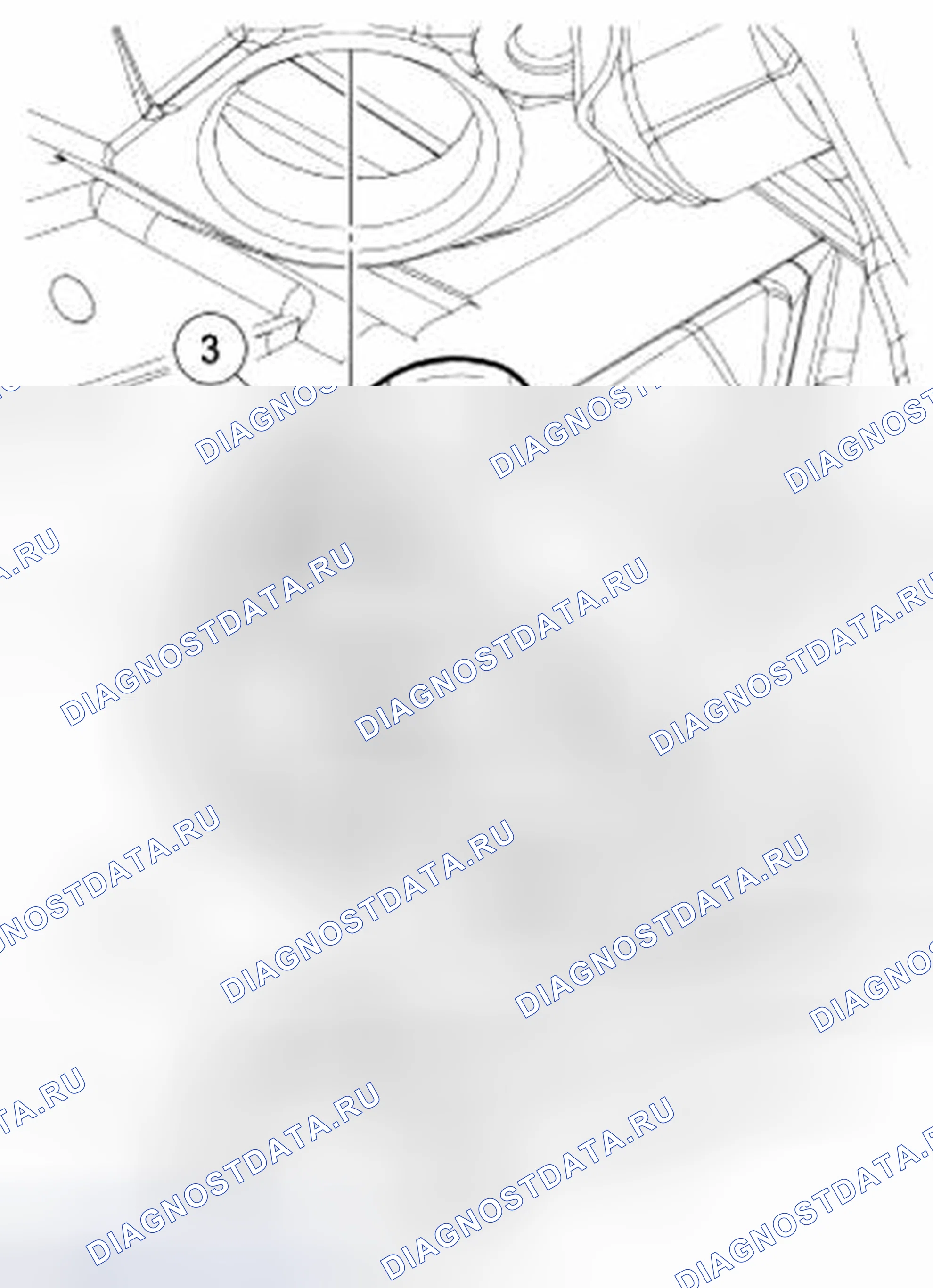 Рис. 22: Двигатель 6,8 л. Ford Pickup F250 Super Duty II