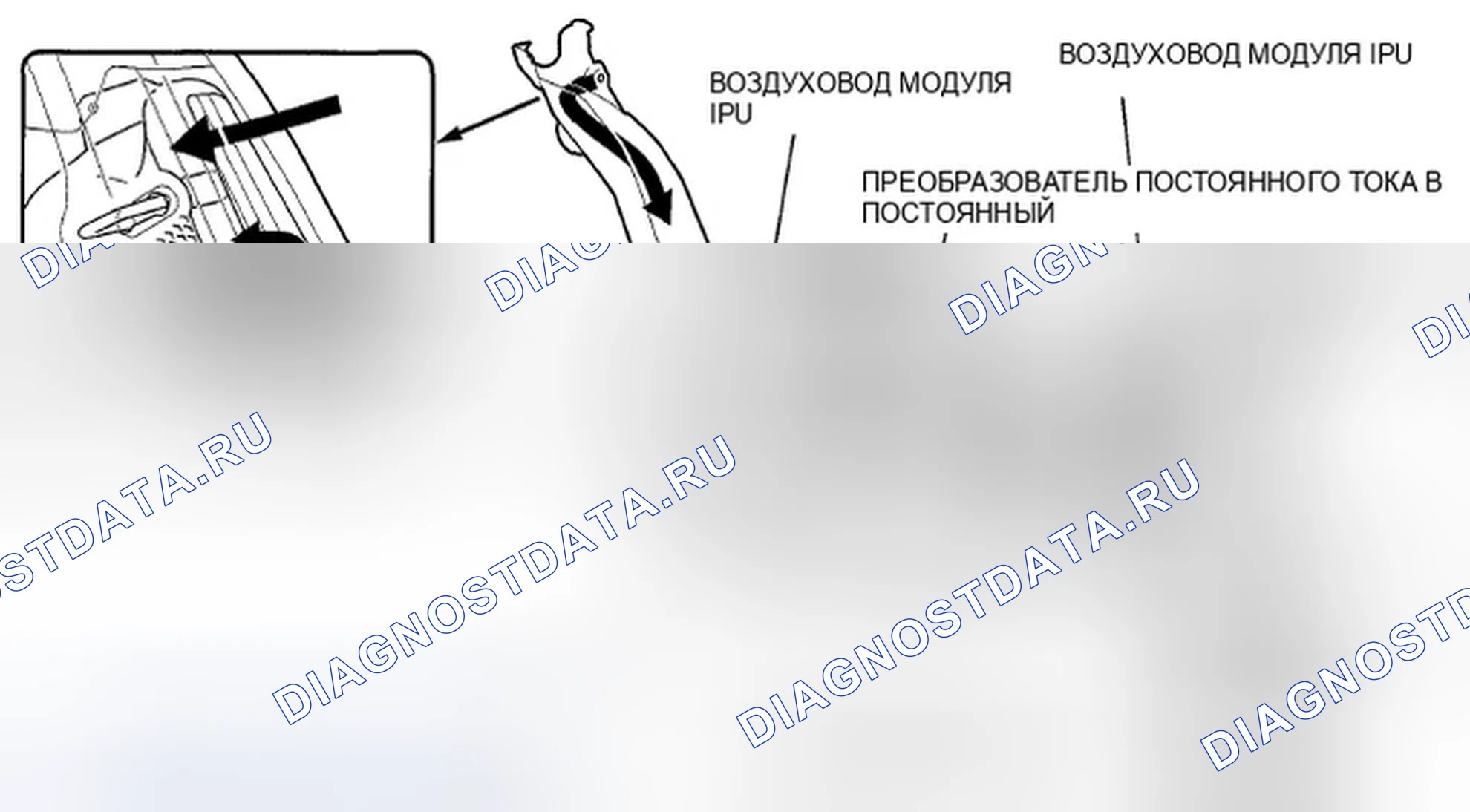 Рис. 243: Вентилятор модуля IPU. Honda Insight ZE2