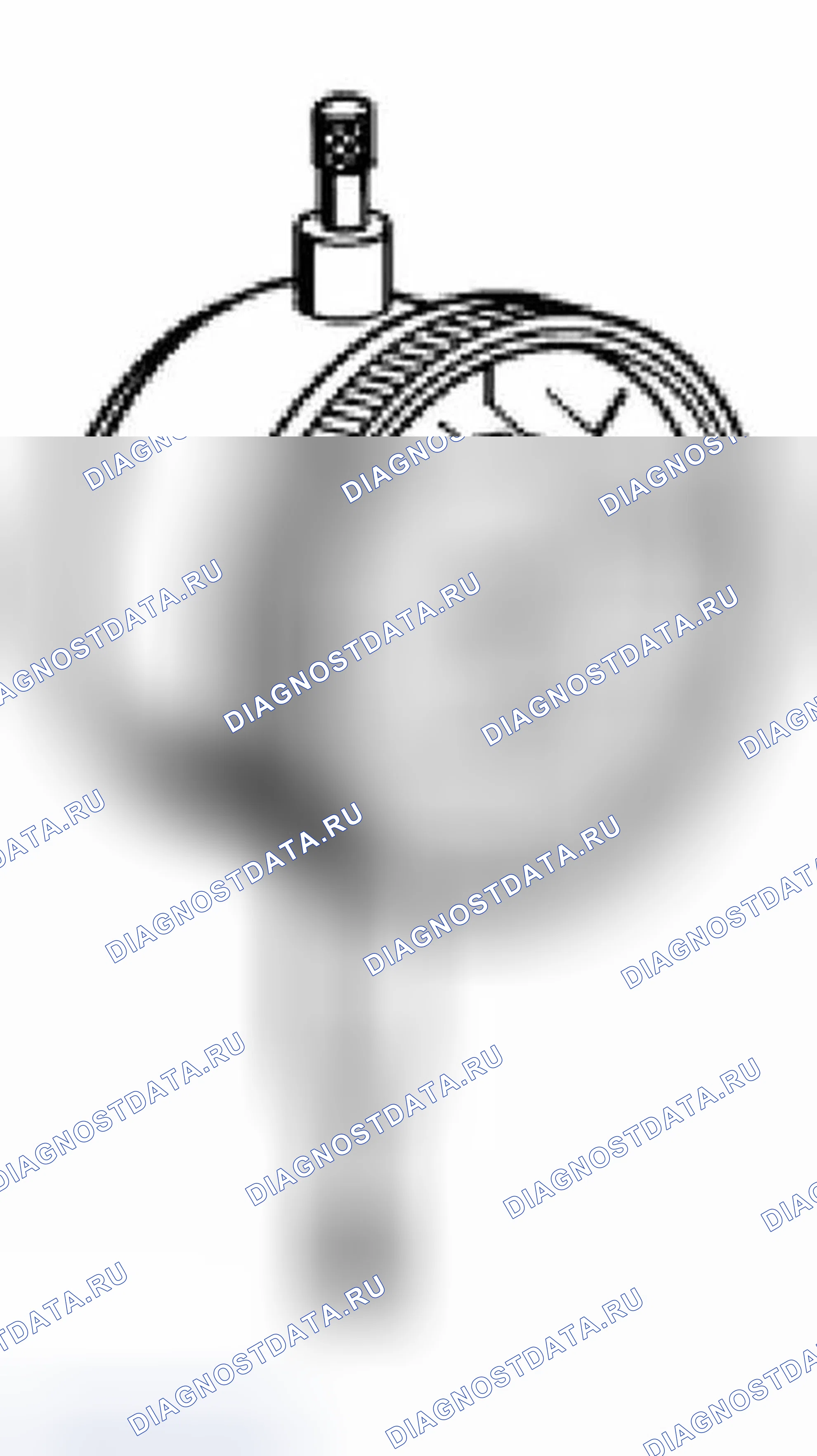 Рис. 53: 00 2 510 Циферблат с щупом. BMW Z4 E85/E86