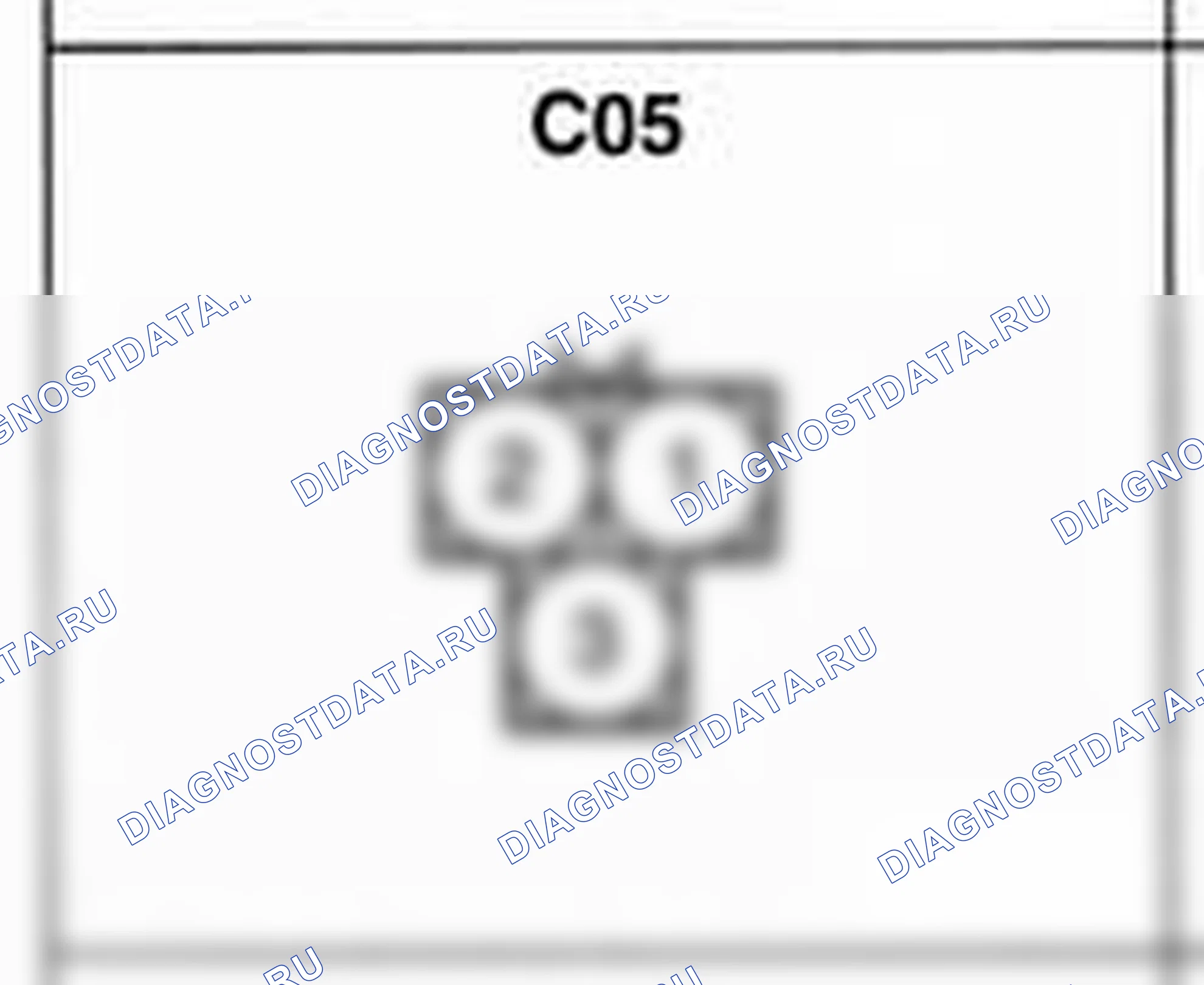 Распиновка разъёма C05 — жгута управления. Hyundai Atos MX