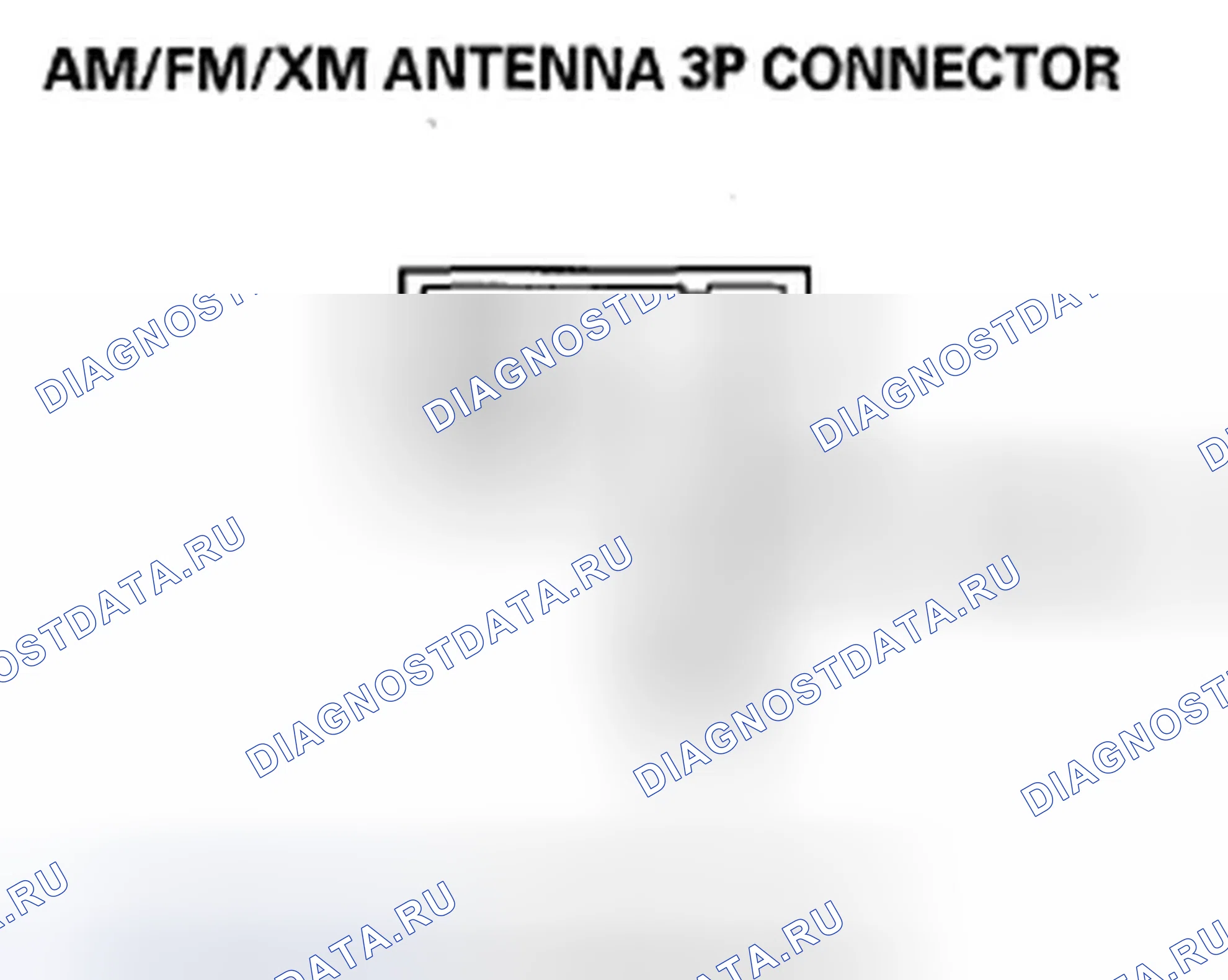 Рис. 94: Плохой прием или помехи AM или FM радио (с навигацией). Acura ZDX I