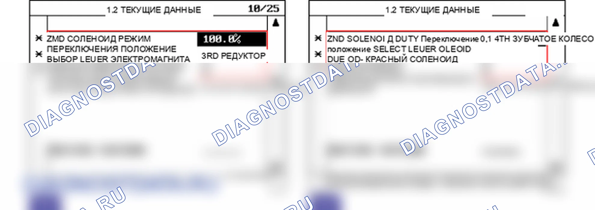 Данные диагностического сканера — P0760. Hyundai Santa Fe CM