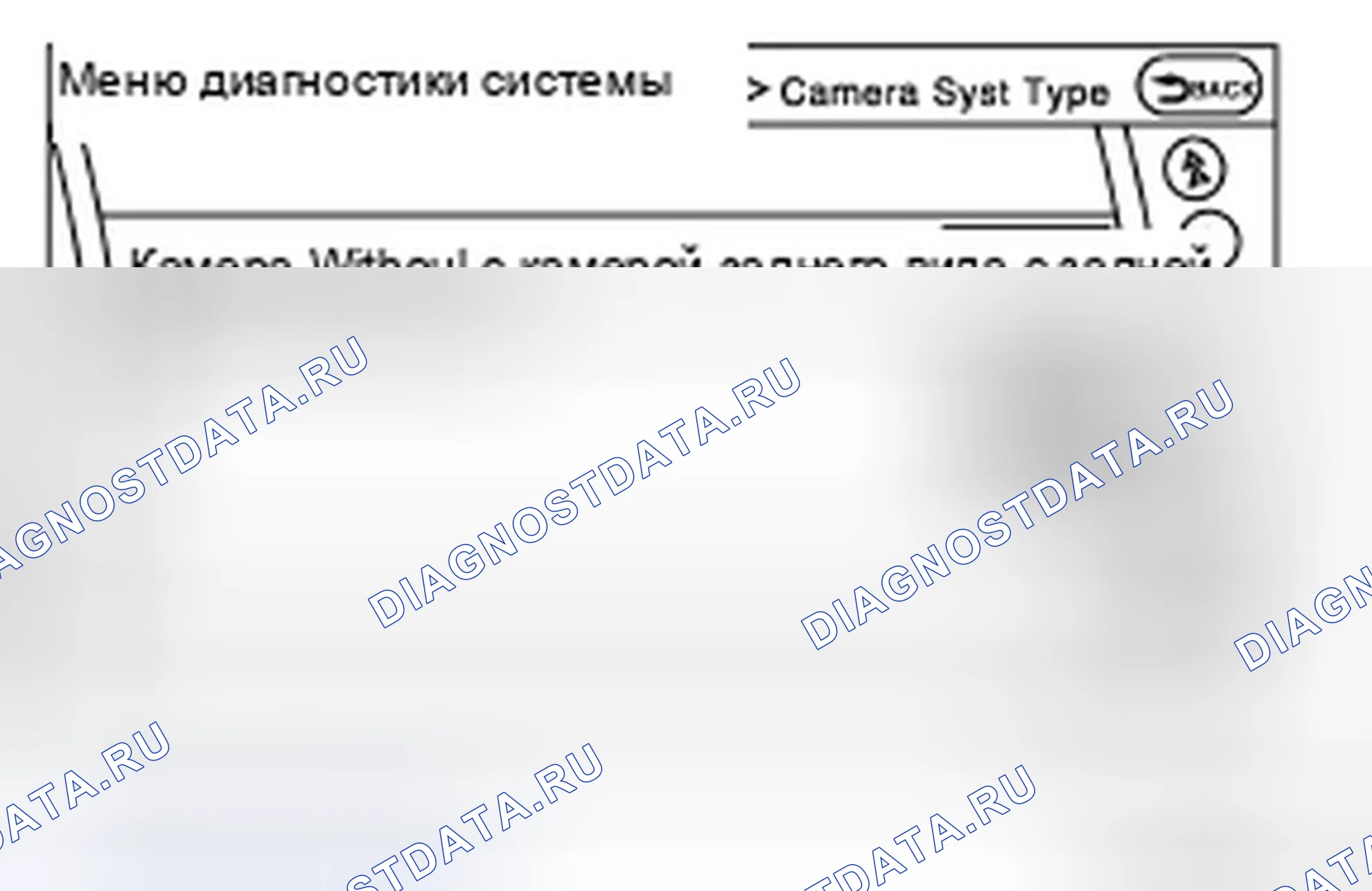 Рис. 104: Тип системы камеры. Infiniti M37 IV
